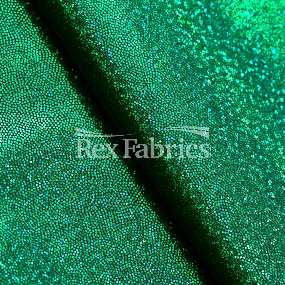 Matrix Twinkle Nylon Spandex Hologram Fabric - Assorted Colors, Solid, 57/58" Width (1 Yard)