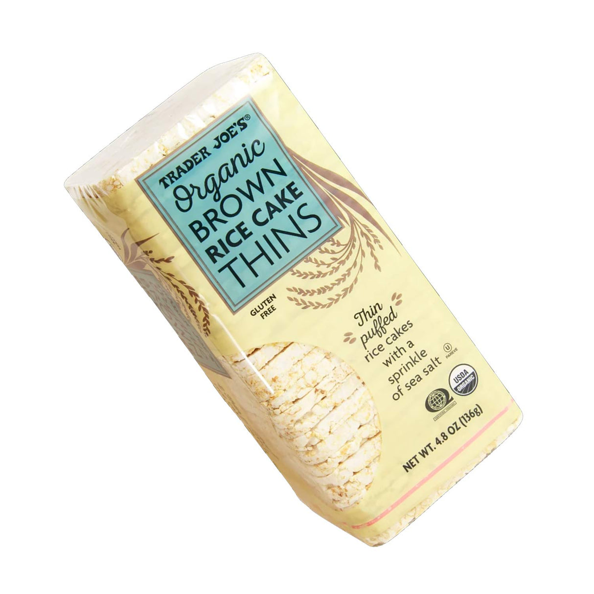 Trader Joe’s Organic Brown Rice Cake Thins 4.8 Oz