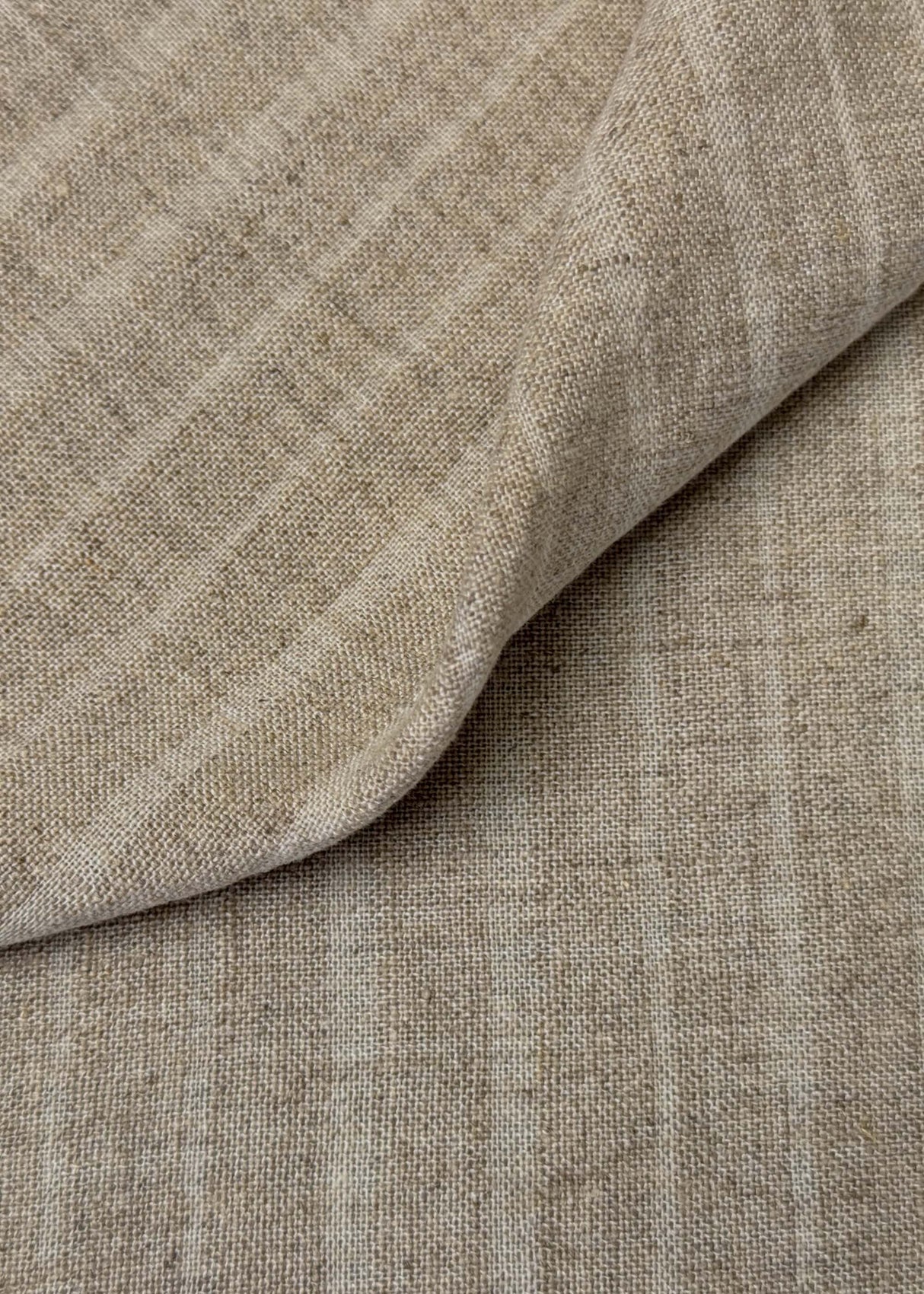 Linen Yarn-Dyed Stripe Fabric