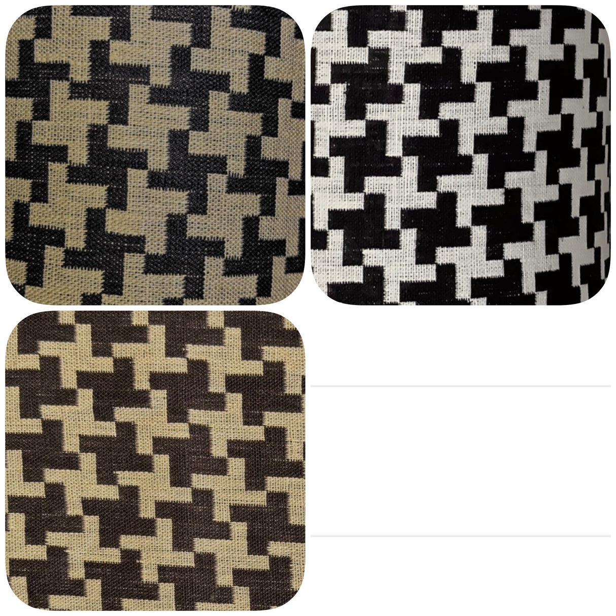 Pure Linen Windmill Interwoven 2-Tone Fabric