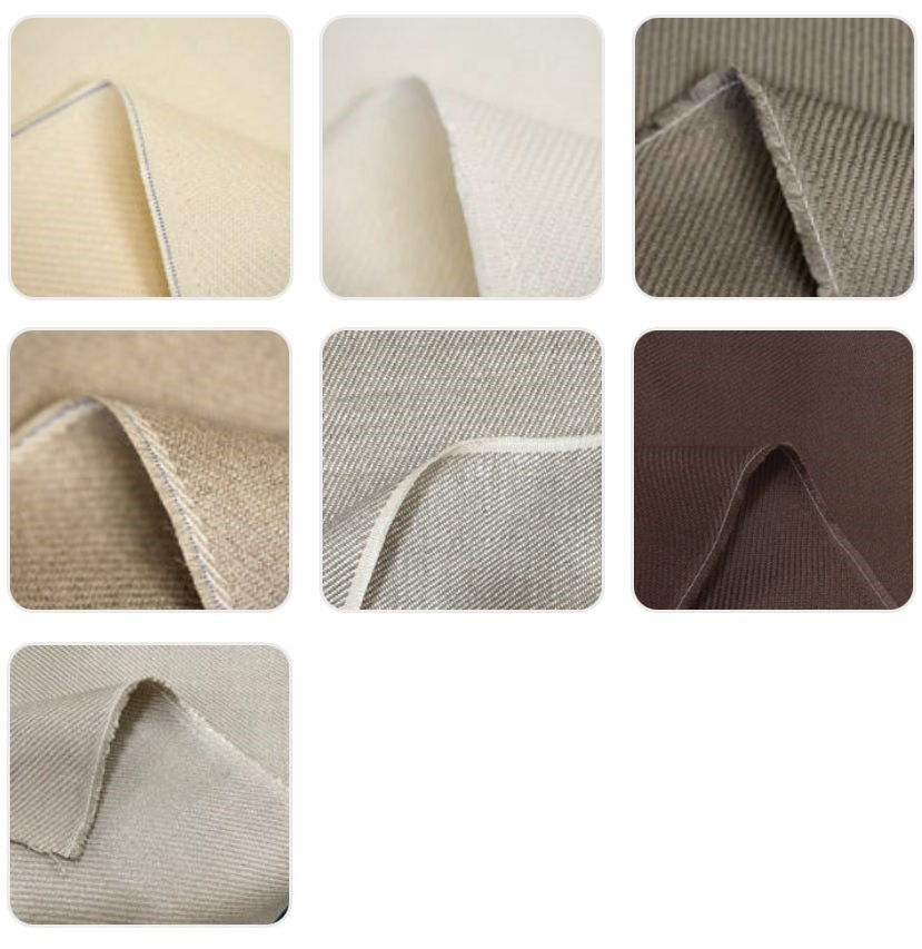 Pure Linen Fabric Swatch Card