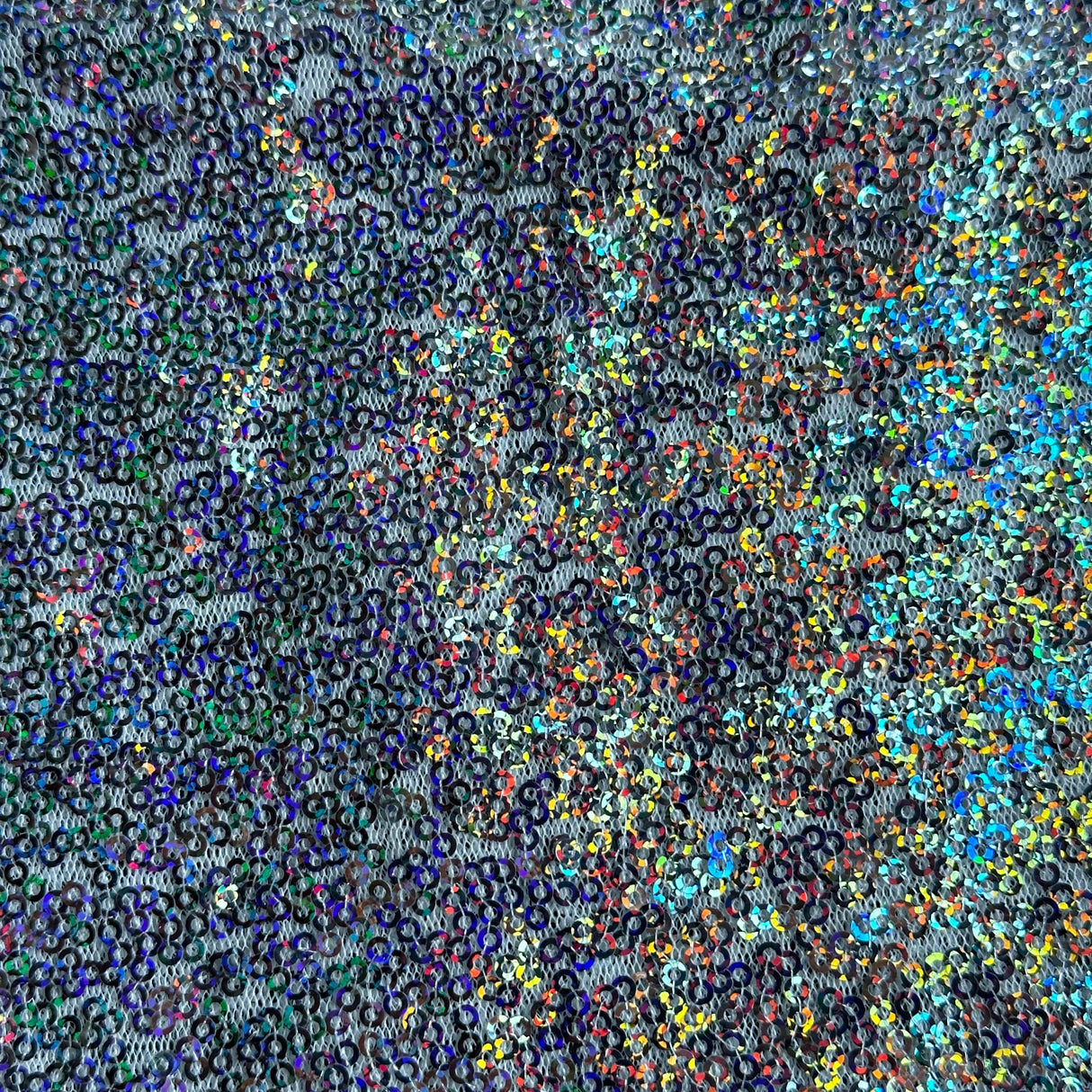 Sequin Stretch Power Mesh Fabric
