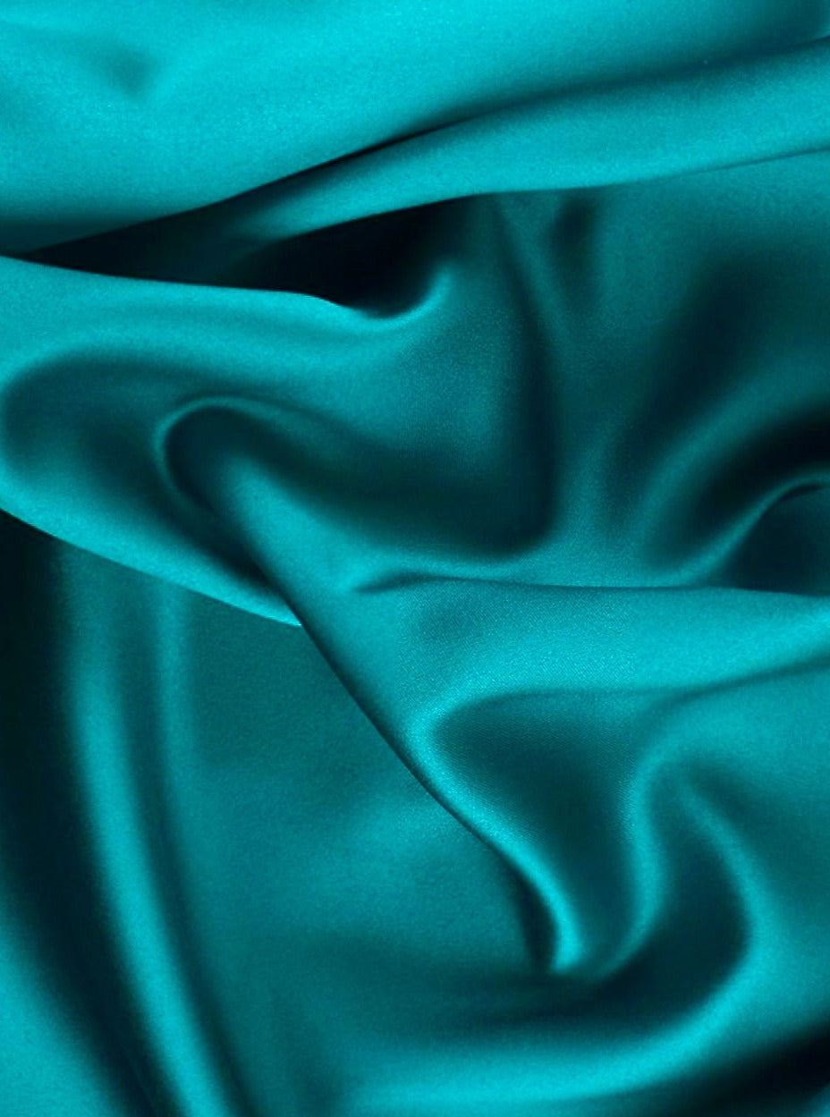 Teal Satin