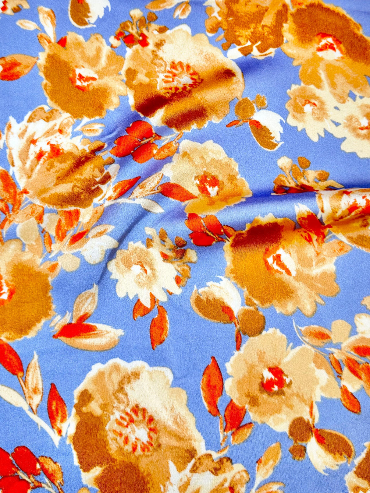 Printed Stretch Satin