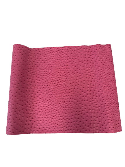 Saratoga Ostrich Faux Leather Vinyl Fabric - Ostrich Embossed Texture, 54" Width (1 Yard)