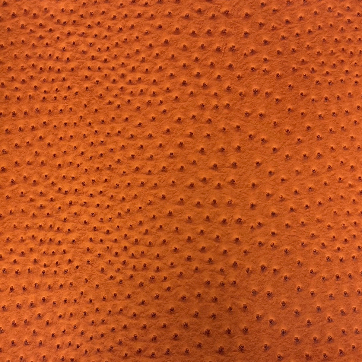 Faux Leather Vinyl Fabric Saratoga Ostrich Texture