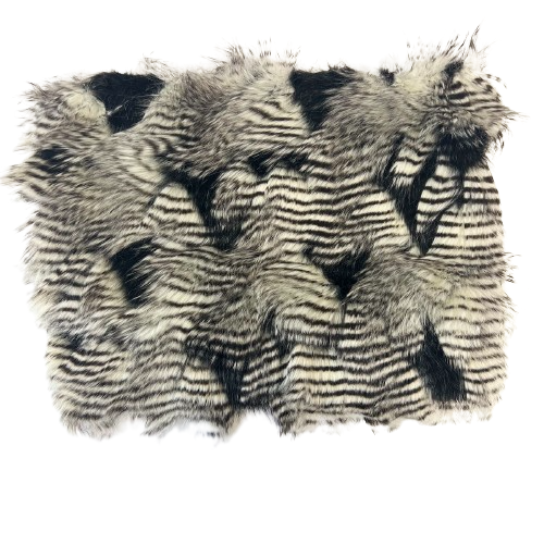 Porcupine Feather Faux Fur Fabric - 50 Percent Acrylic 50 Percent Polyester, Brown, 60" Width, 2" Pile Length (1 Yard)