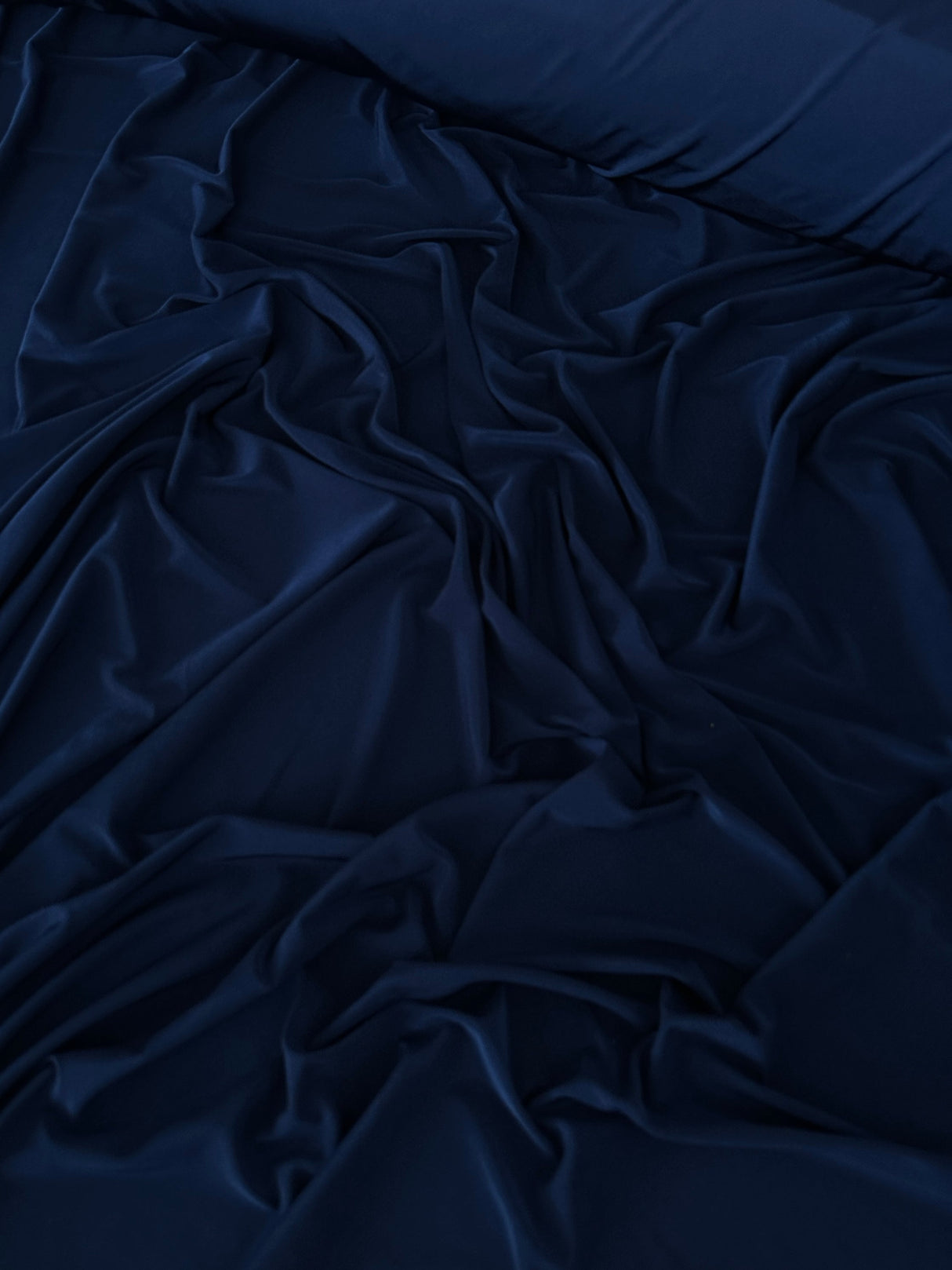 Shiny Navy Double Brushed DTY Jersey