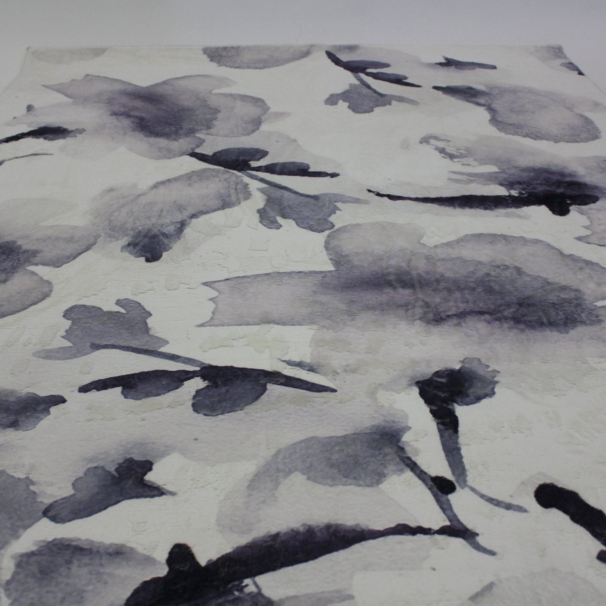 Mosaic Floral Leaf Lines Soft Print Cozy Faux Fur Carpet/Area Rug for Modern Décor