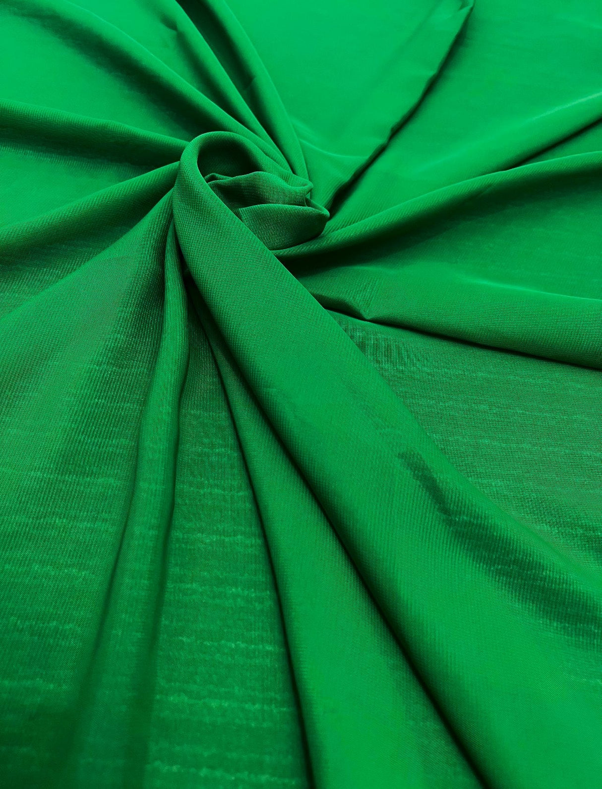 Kelly Green Chiffon