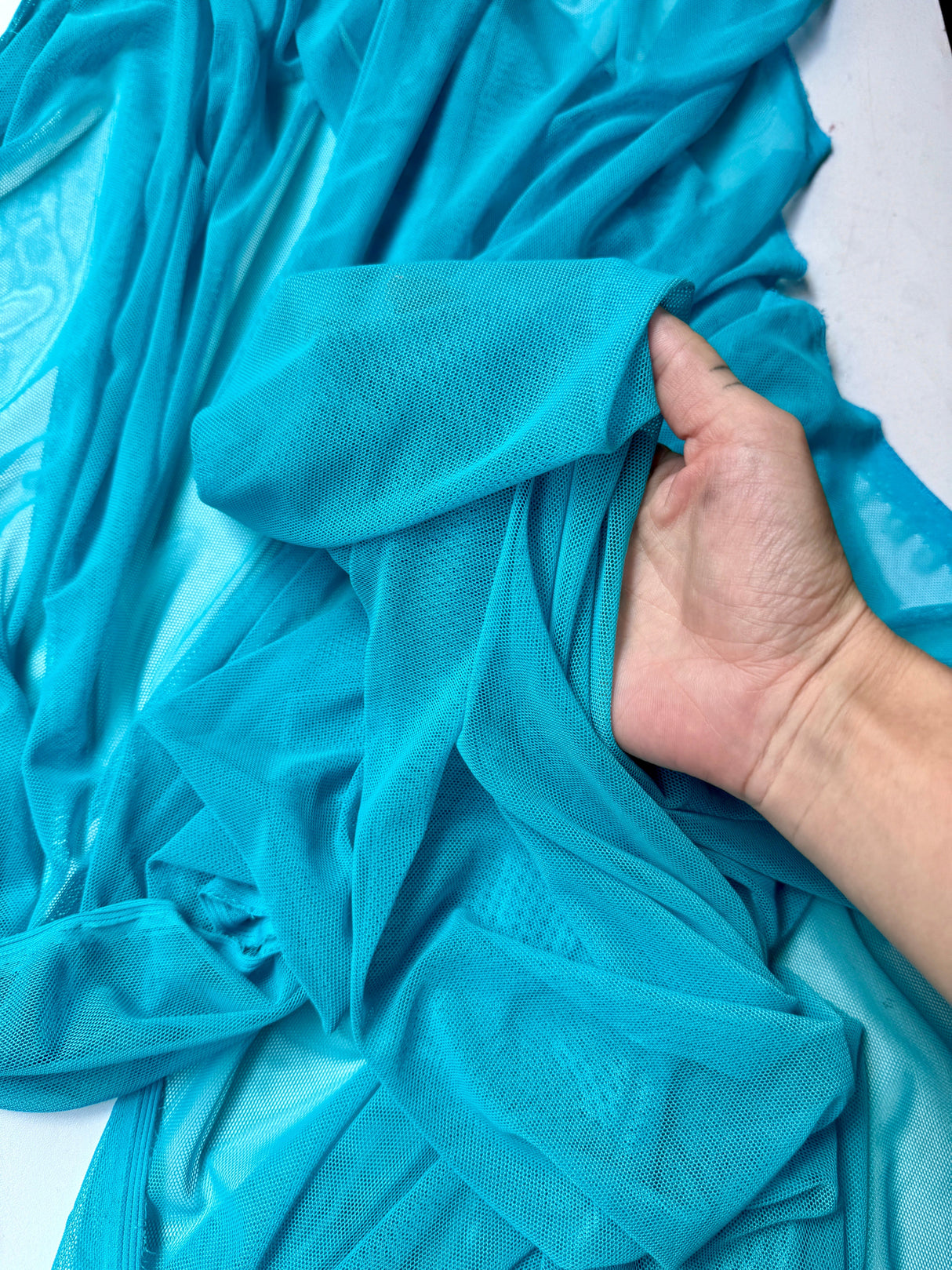 Turquoise 4-Way Stretch Power Mesh