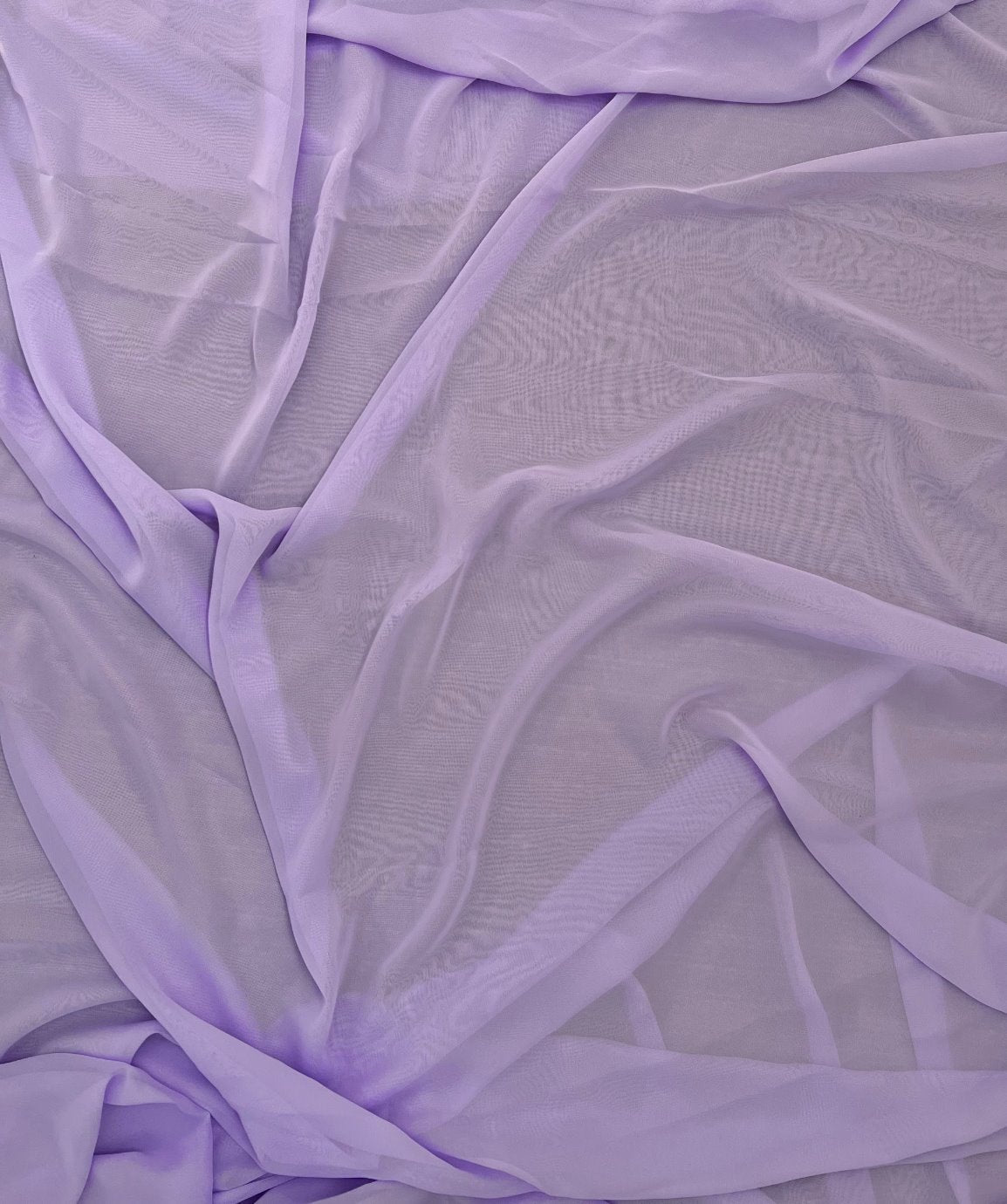 Sheer Lilac Chiffon