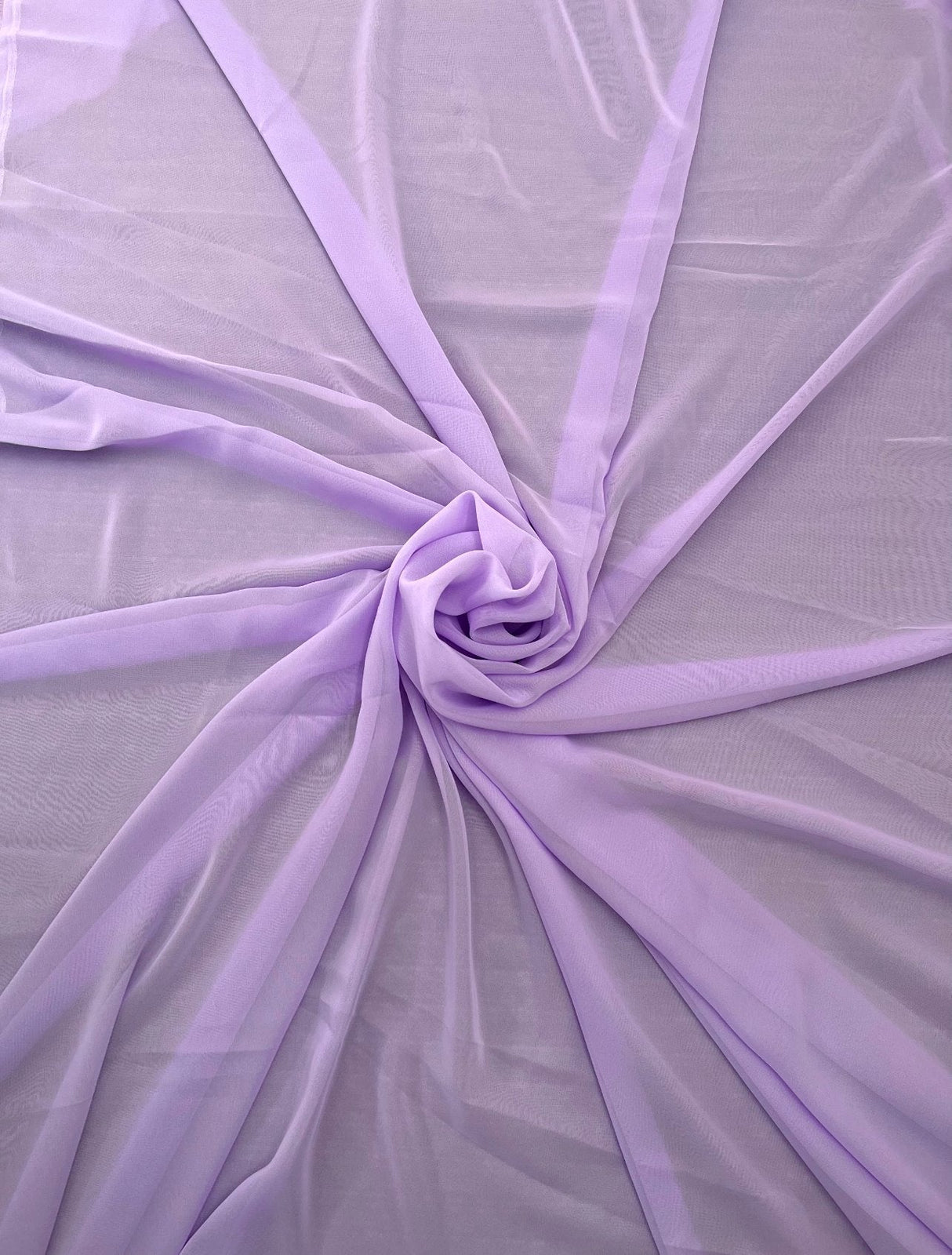 Sheer Lilac Chiffon