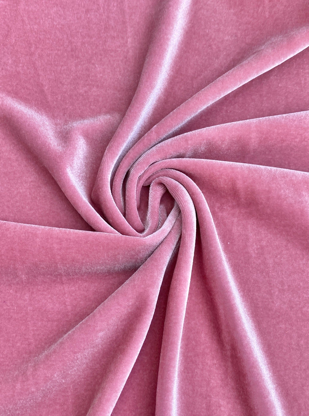 Stretch Velvet Dusty Rose