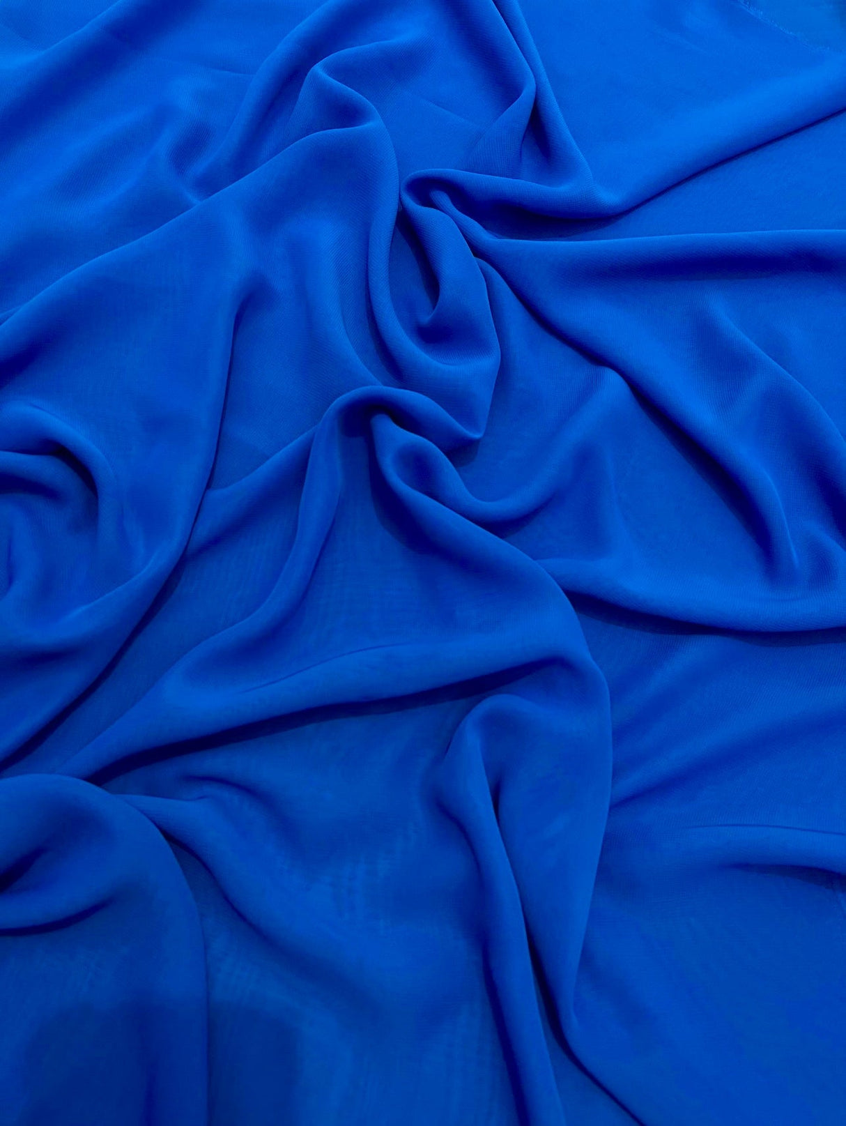Royal Blue Chiffon