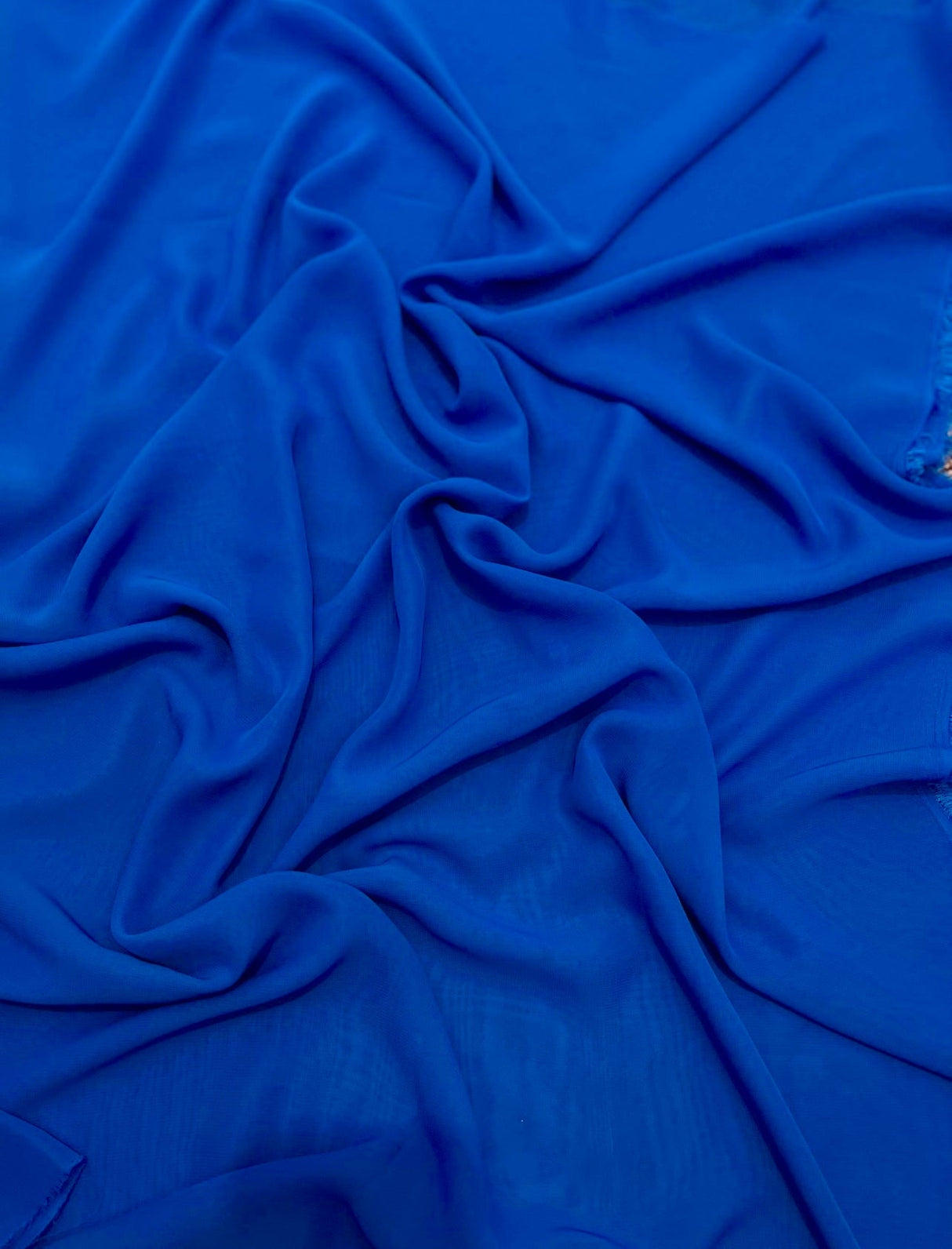Royal Blue Chiffon