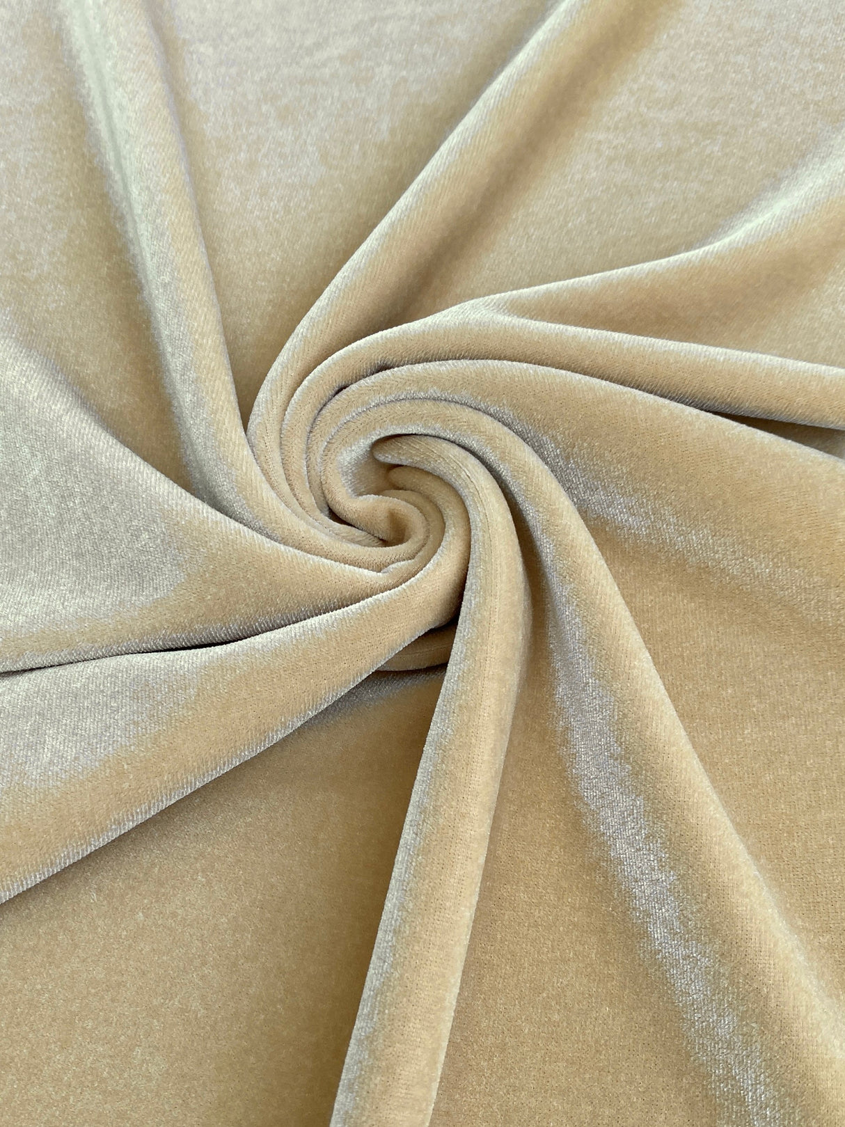 Champagne Stretch Velvet