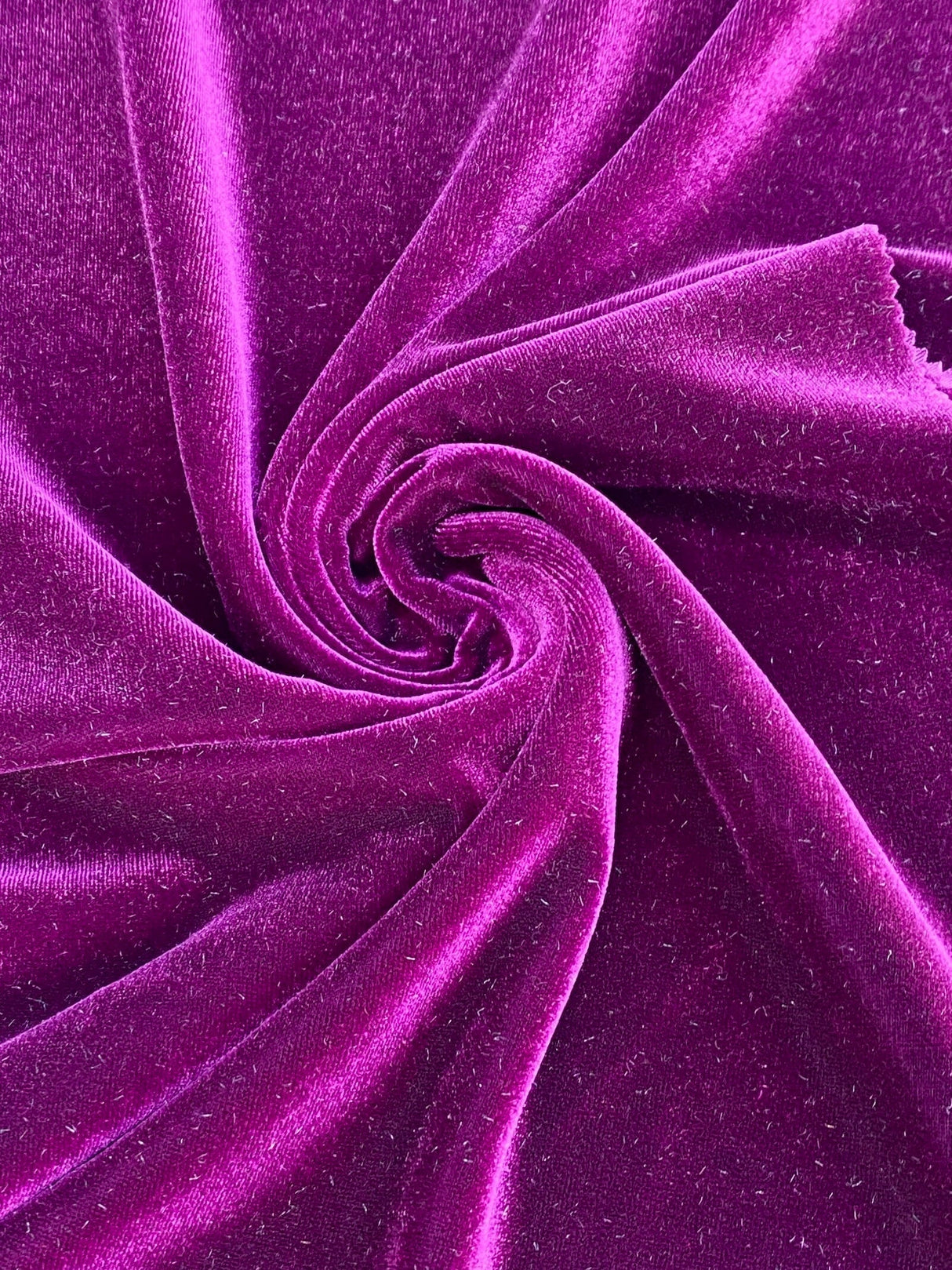 Stretch Velvet Magenta