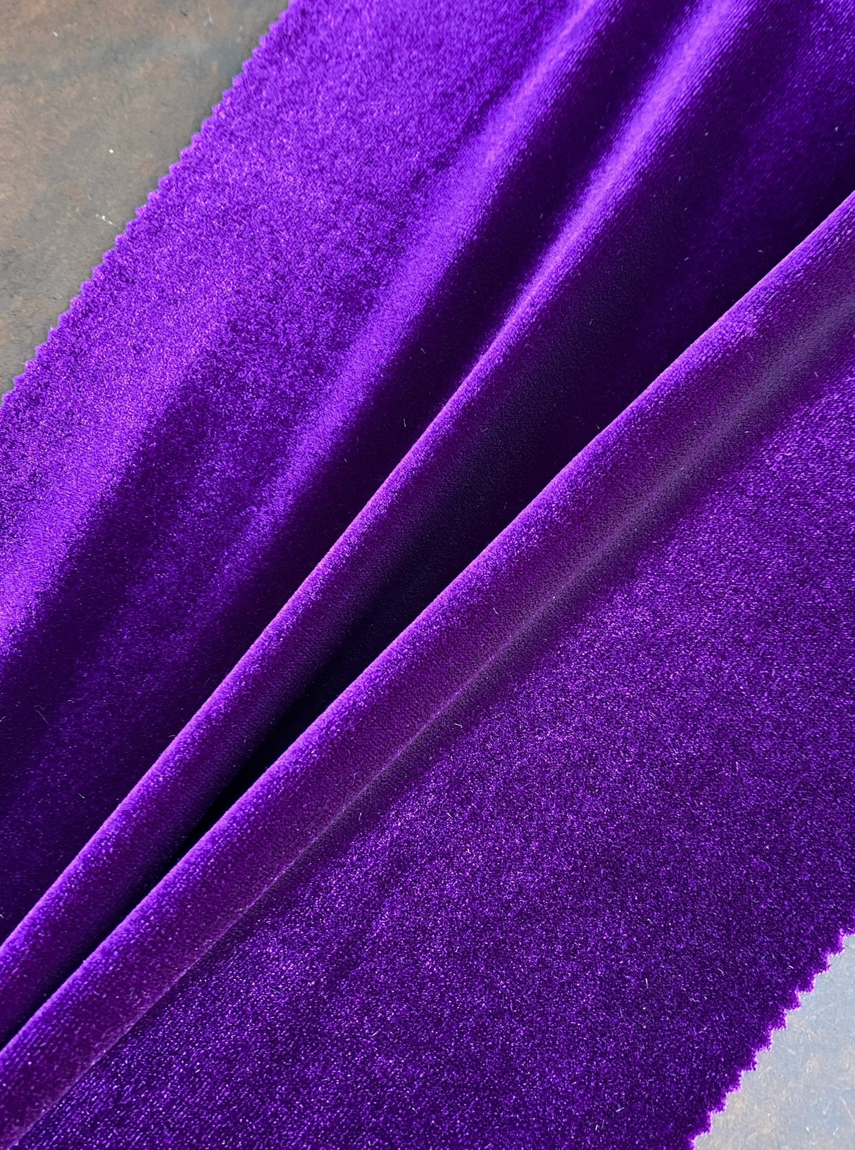 Purple Stretch Velvet