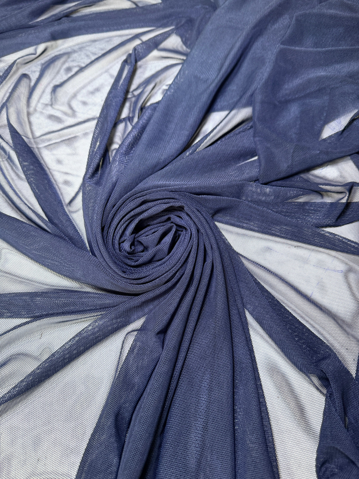 Navy 4-Way Stretch Power Mesh