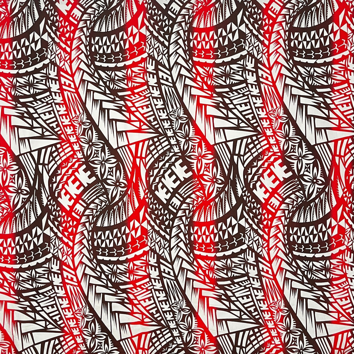 Cotton Muslin Traditional Polynesian Tattoo Fabric