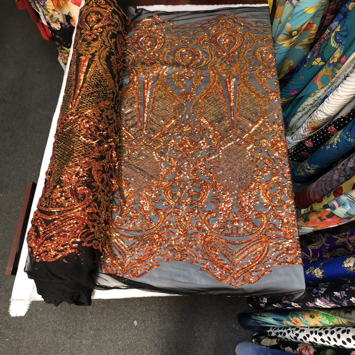 Stretch Sequins Fabric Chantal Deluxe