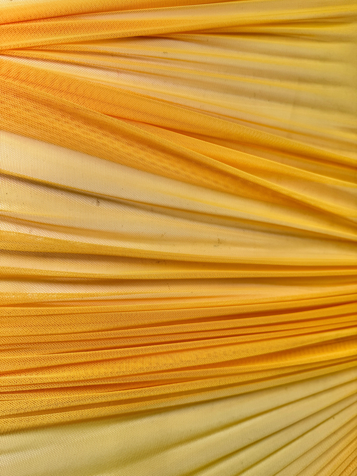 Yellow 4-Way Stretch Power Mesh