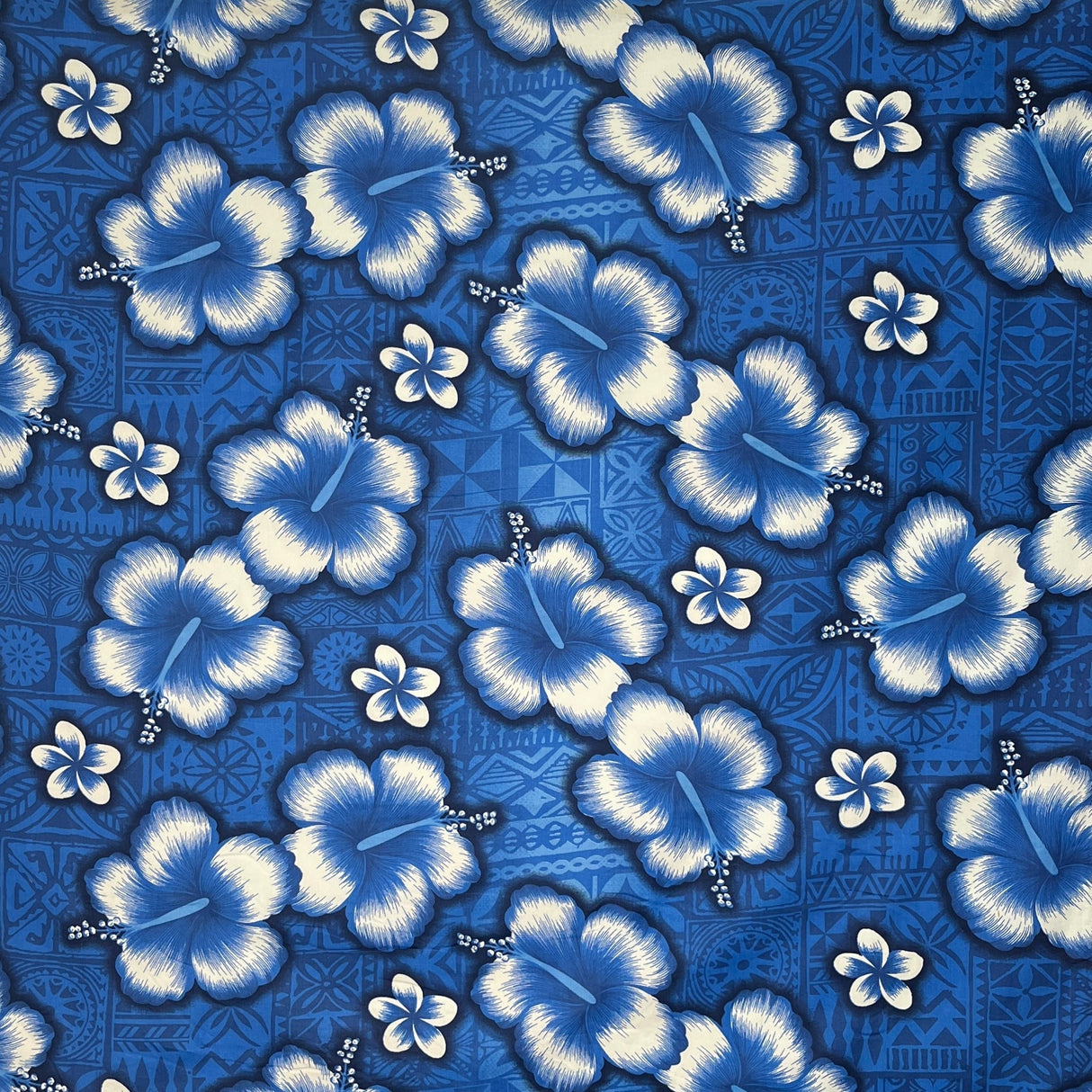Cotton Hibiscus Tropical Print Fabric