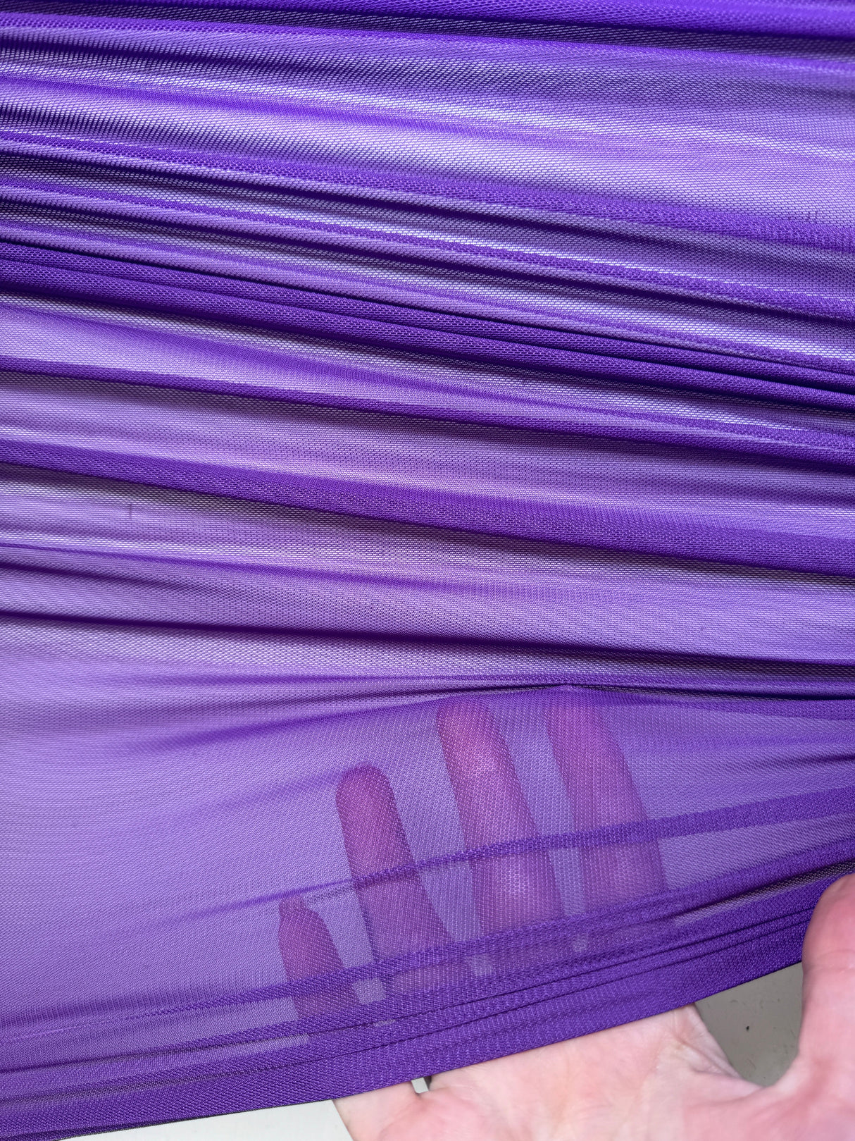 Purple 4-Way Stretch Power Mesh