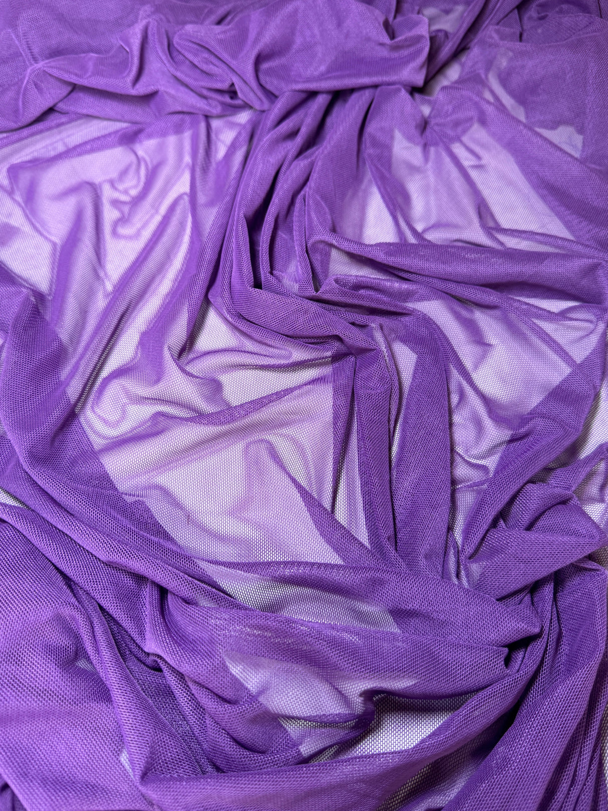 Purple 4-Way Stretch Power Mesh