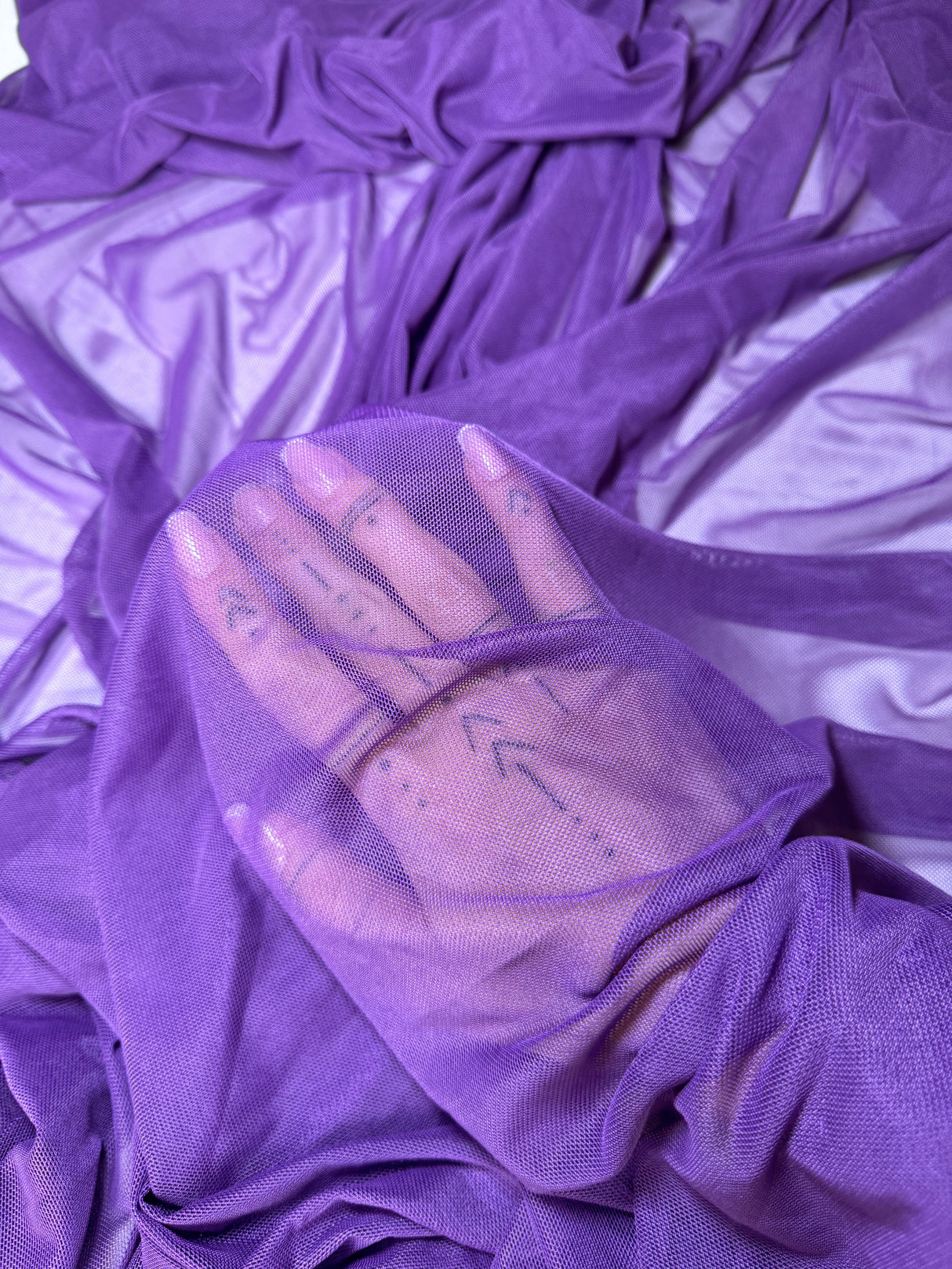 Purple 4-Way Stretch Power Mesh