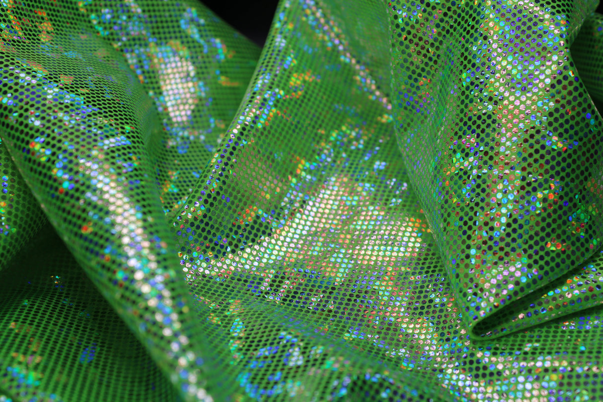 Shattered Glass Nylon Spandex Fabric - Shattered Glass Print, 58"/60" Width (1 Yard)