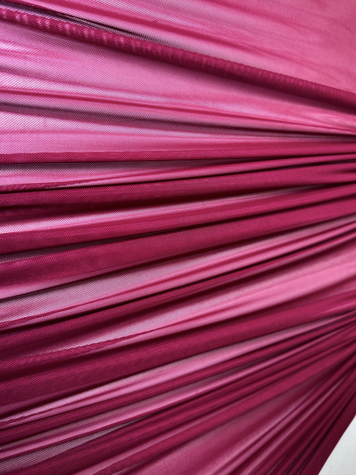 Burgundy 4-Way Stretch Power Mesh