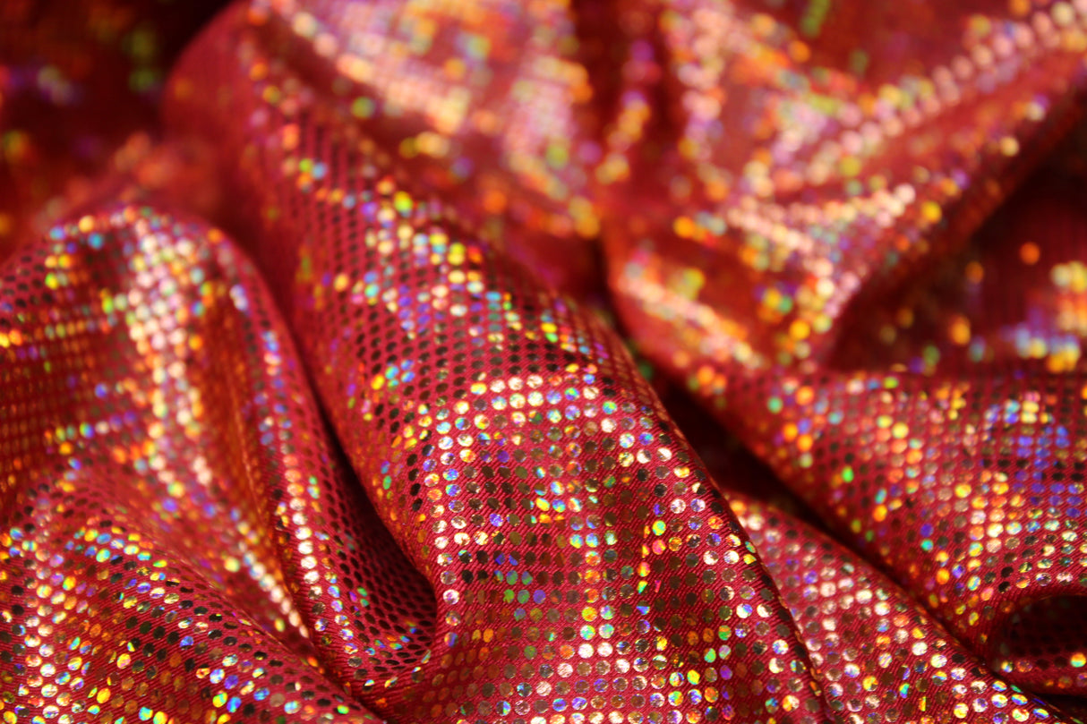 Shattered Glass Nylon Spandex Fabric - Shattered Glass Print, 58"/60" Width (1 Yard)