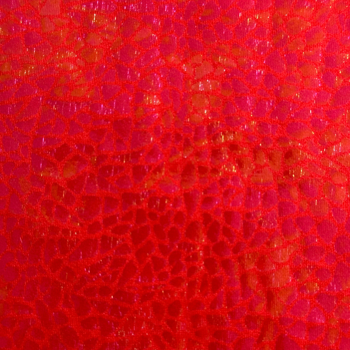 Nylon Spandex Holographic Snake Fabric 60"