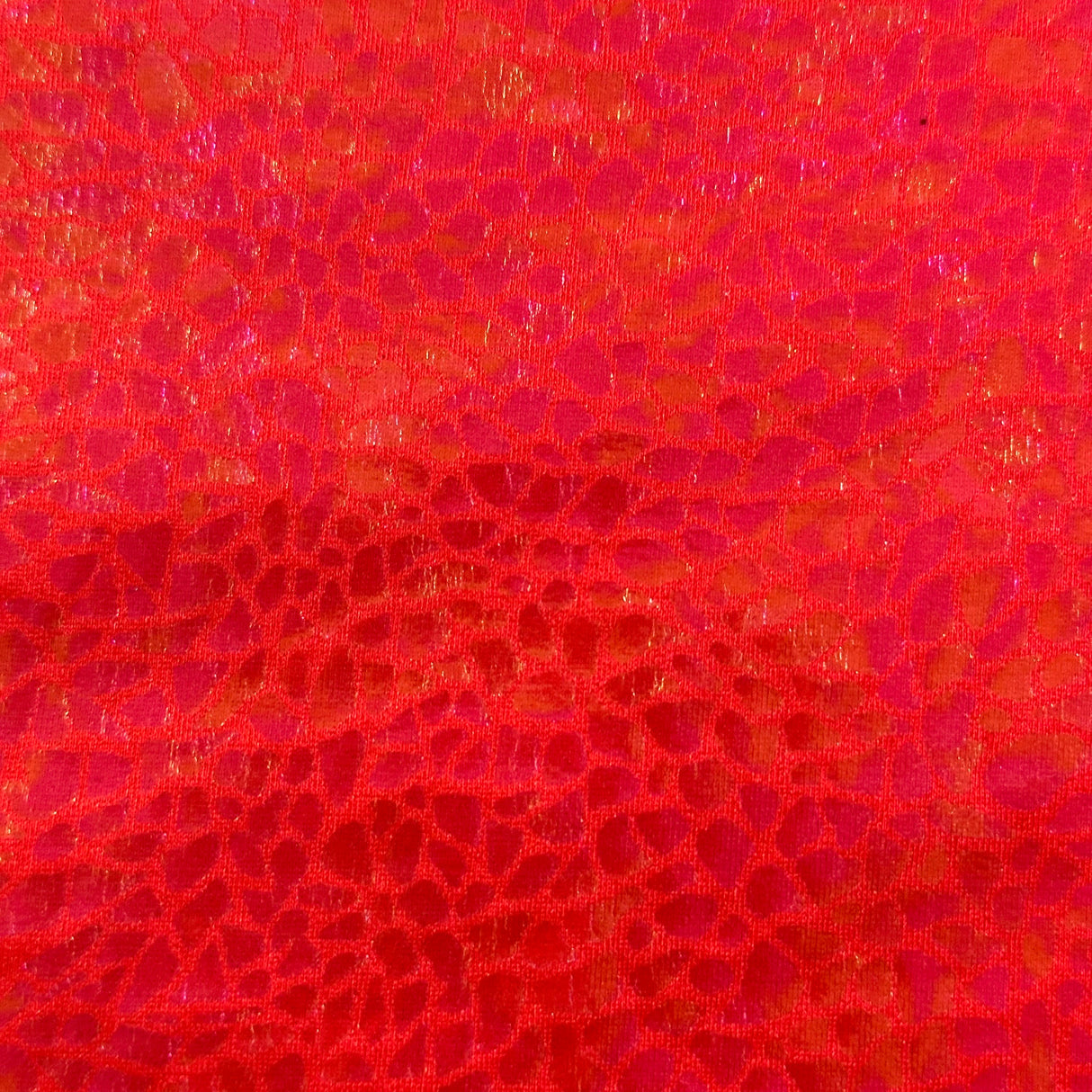 Nylon Spandex Holographic Snake Fabric 60"