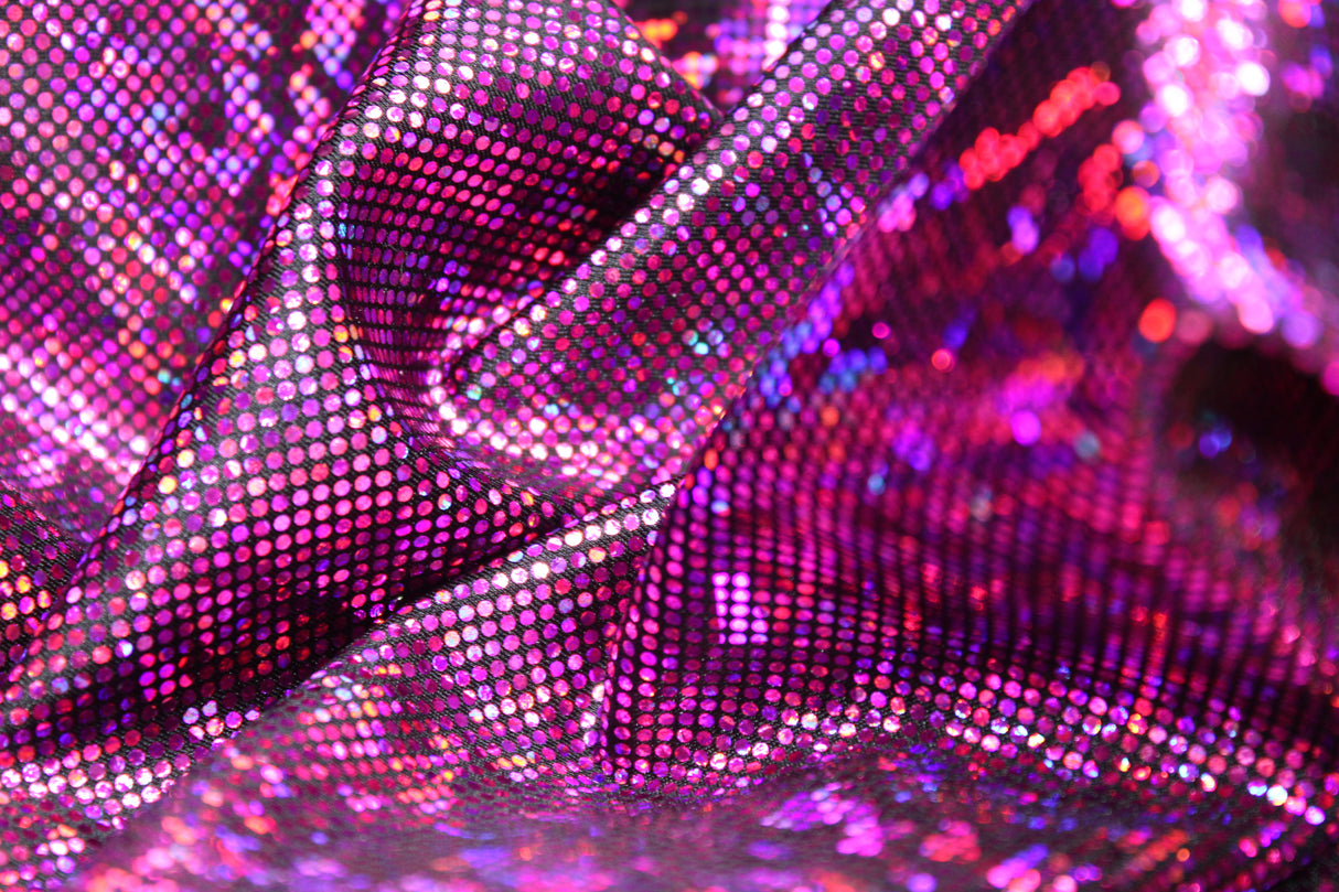 Shattered Glass Nylon Spandex Fabric - Shattered Glass Print, 58"/60" Width (1 Yard)