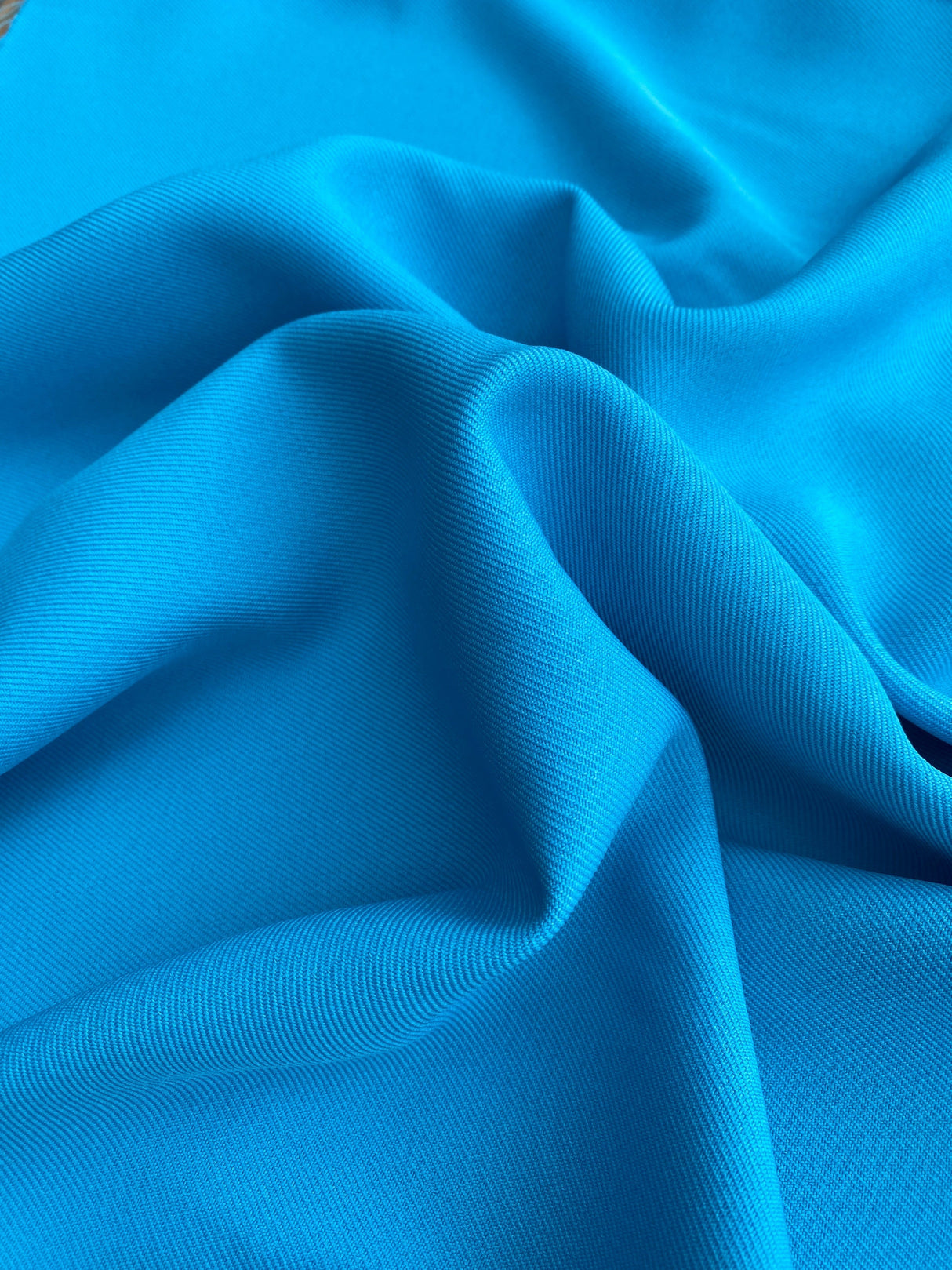 Turquoise Gabardine