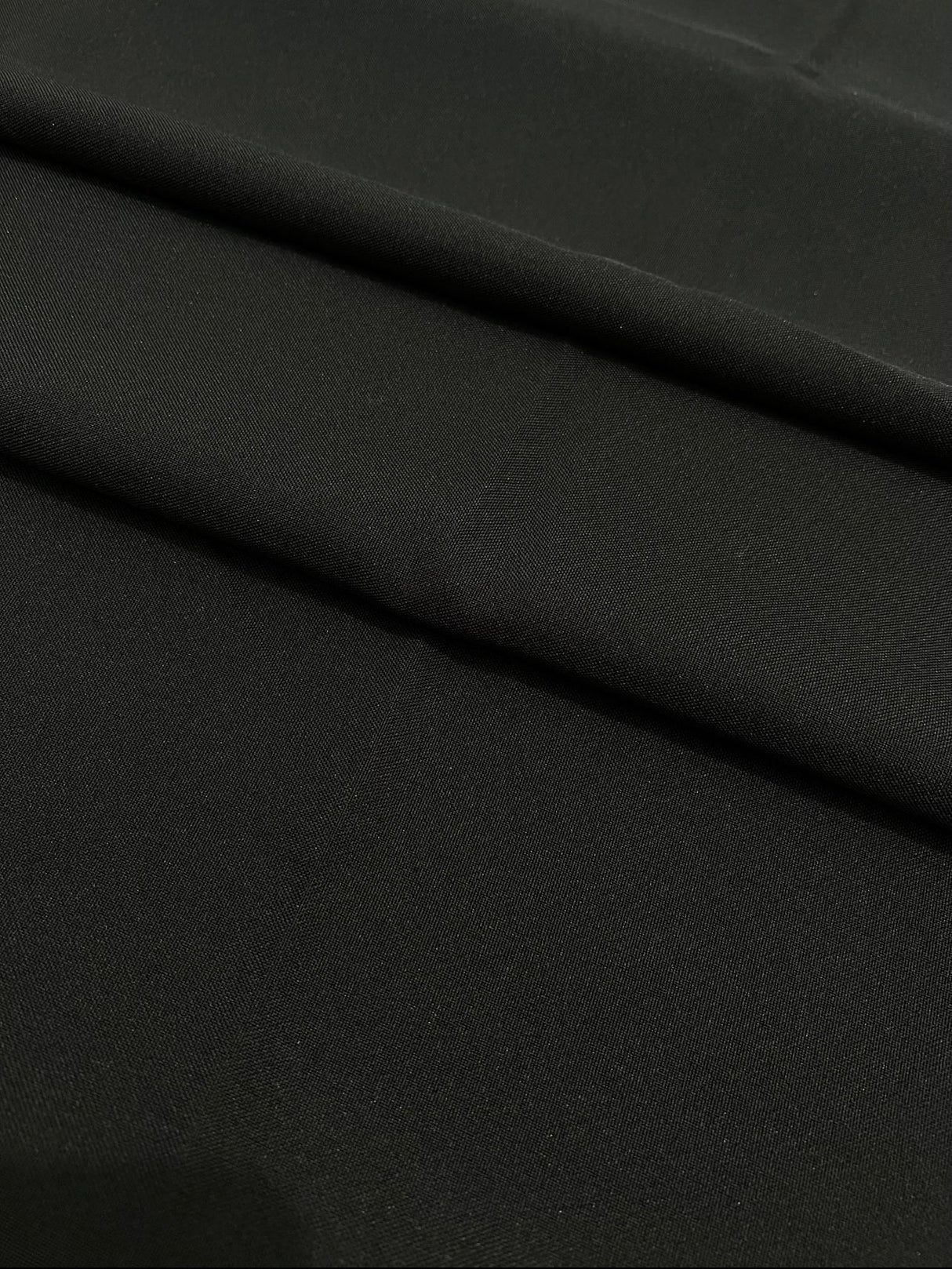 Black Poly Poplin
