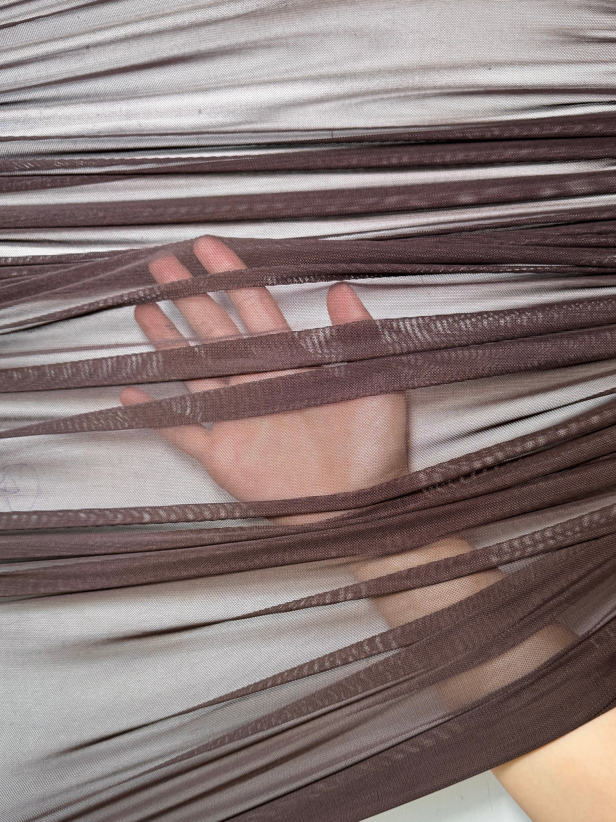 Chocolate Brown 4-Way Stretch Power Mesh