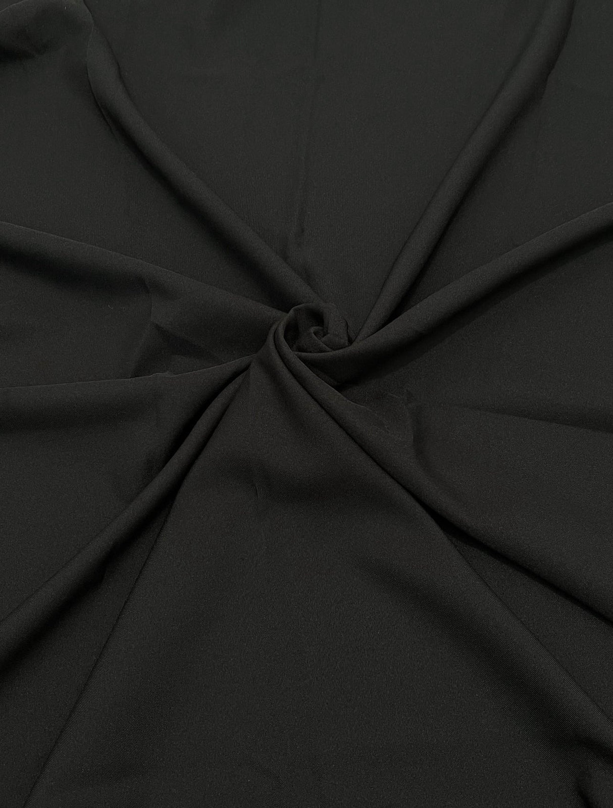 Black Poly Poplin