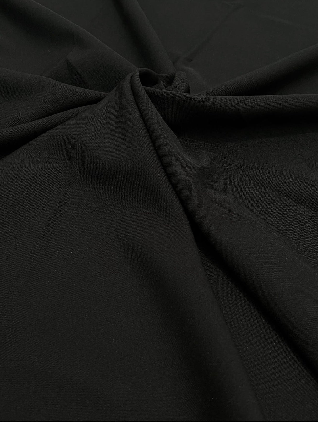 Black Poly Poplin