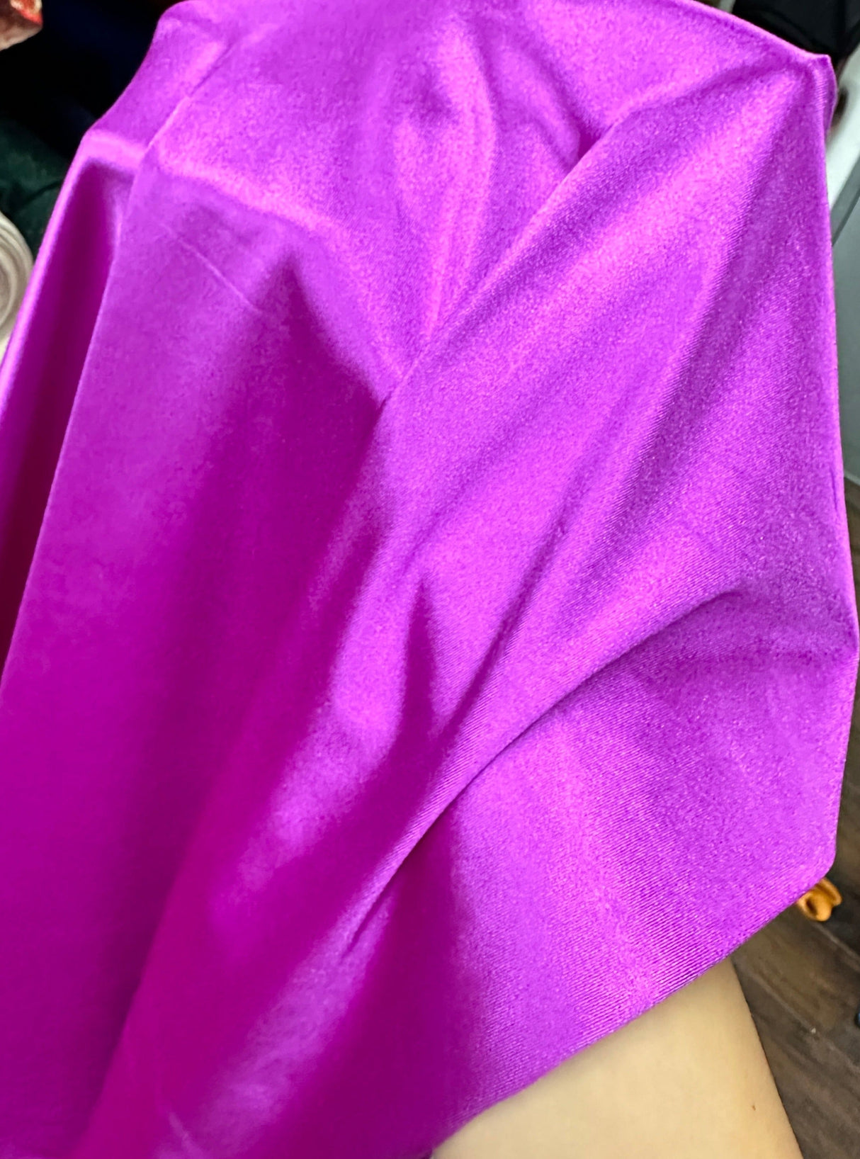 Shiny Nylon Spandex Magenta