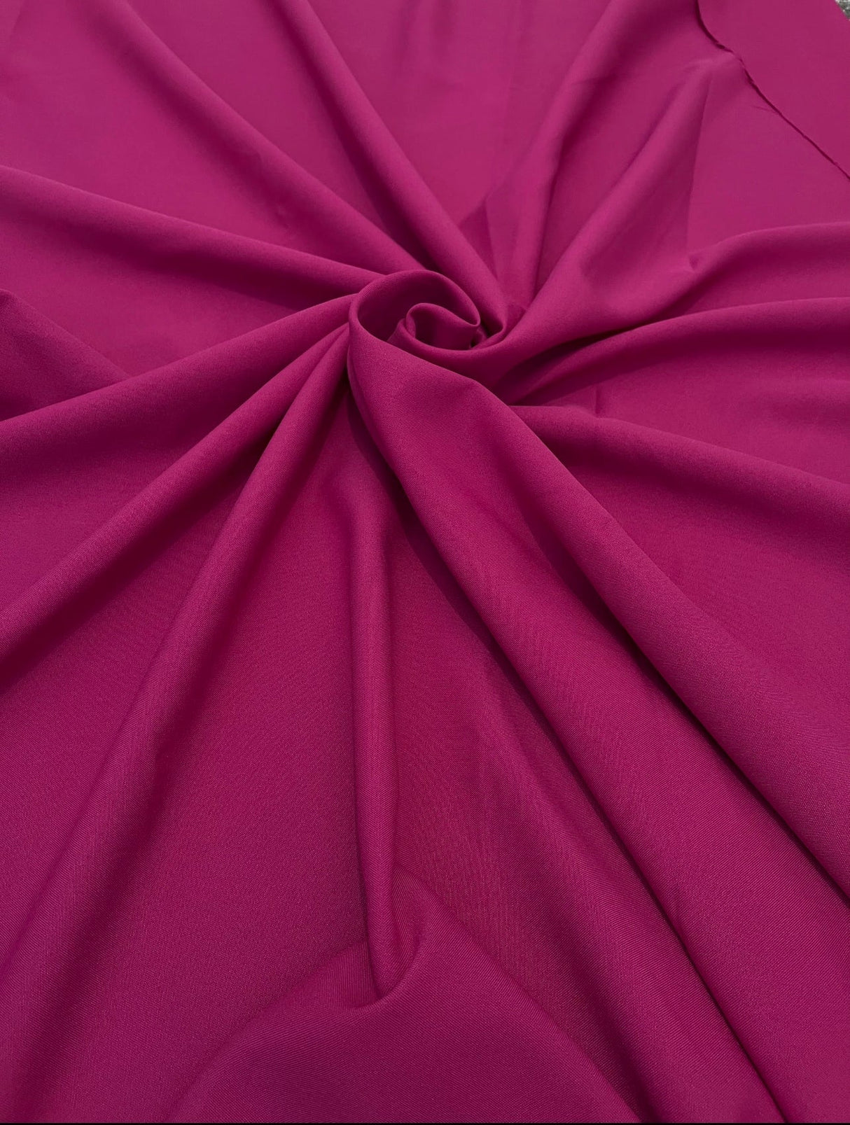 Fuchsia Poly Poplin