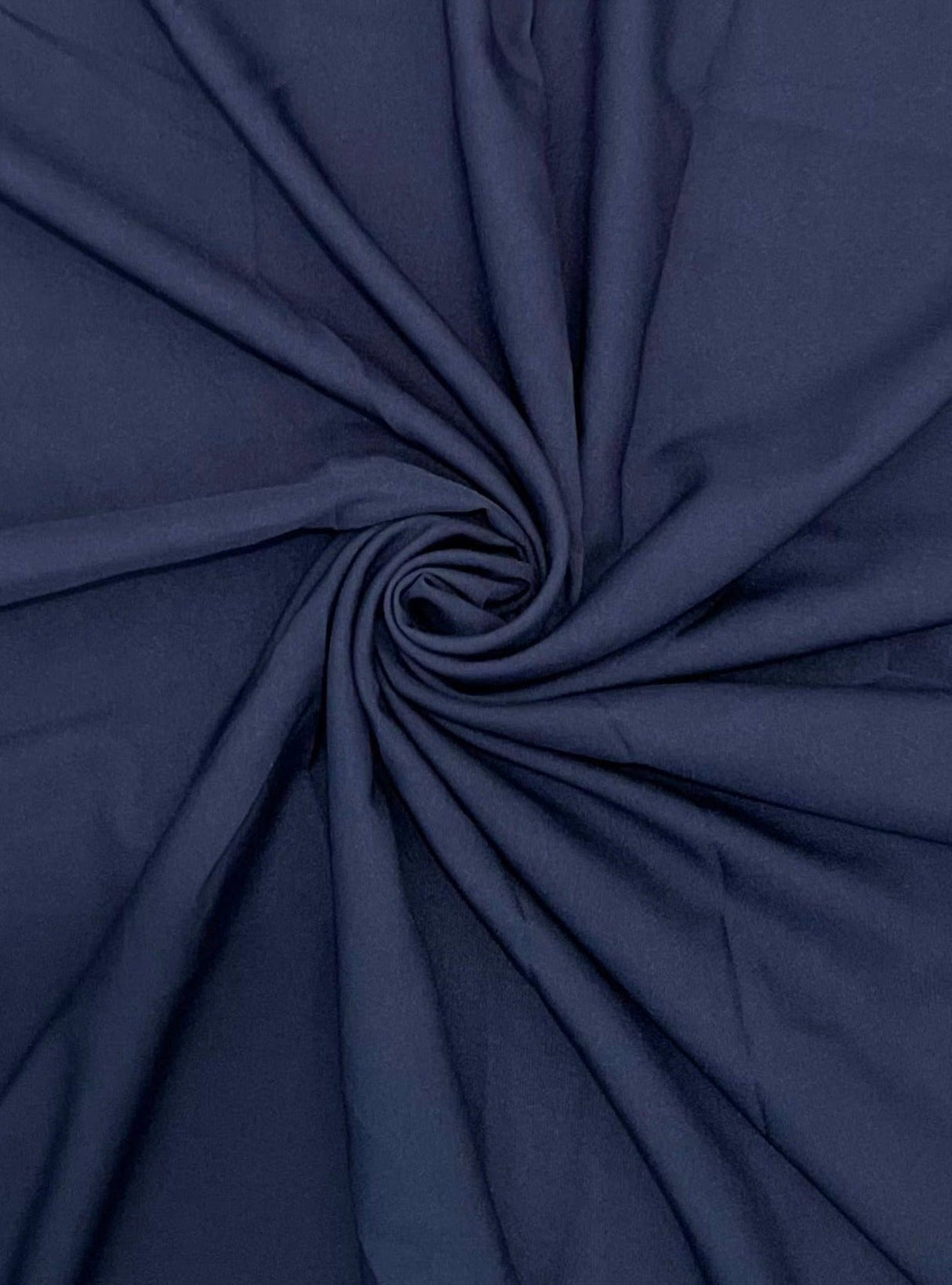 Navy Poly Poplin