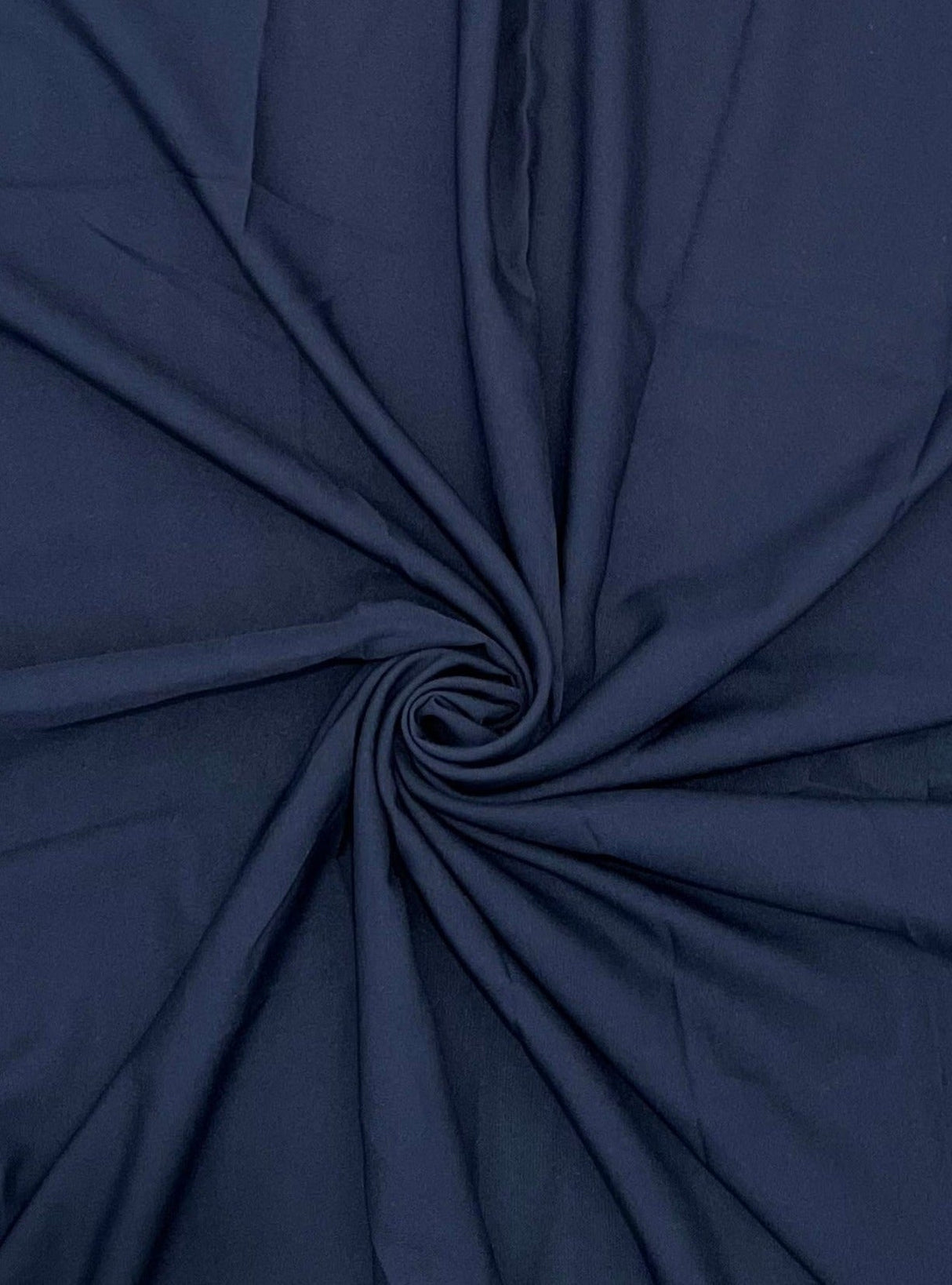 Navy Poly Poplin