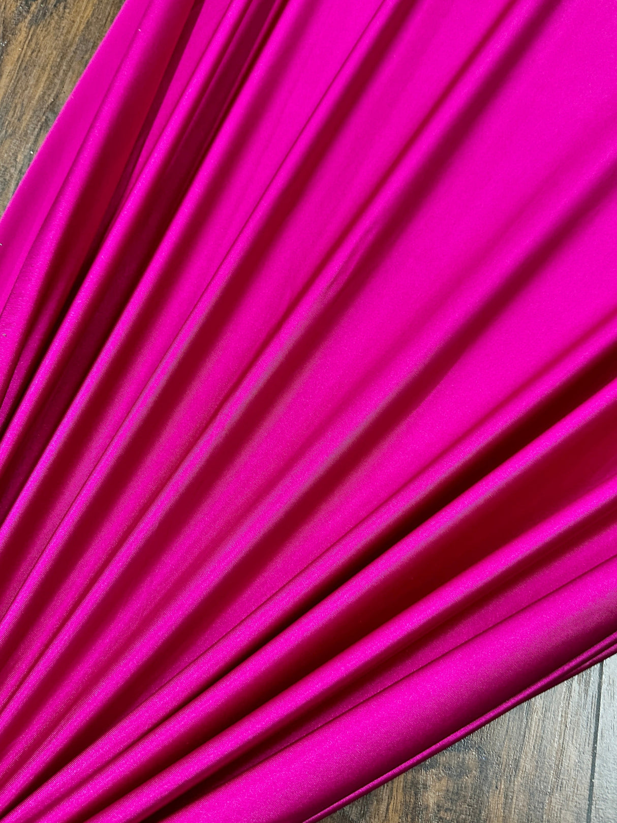 Shiny Nylon Spandex Fuchsia