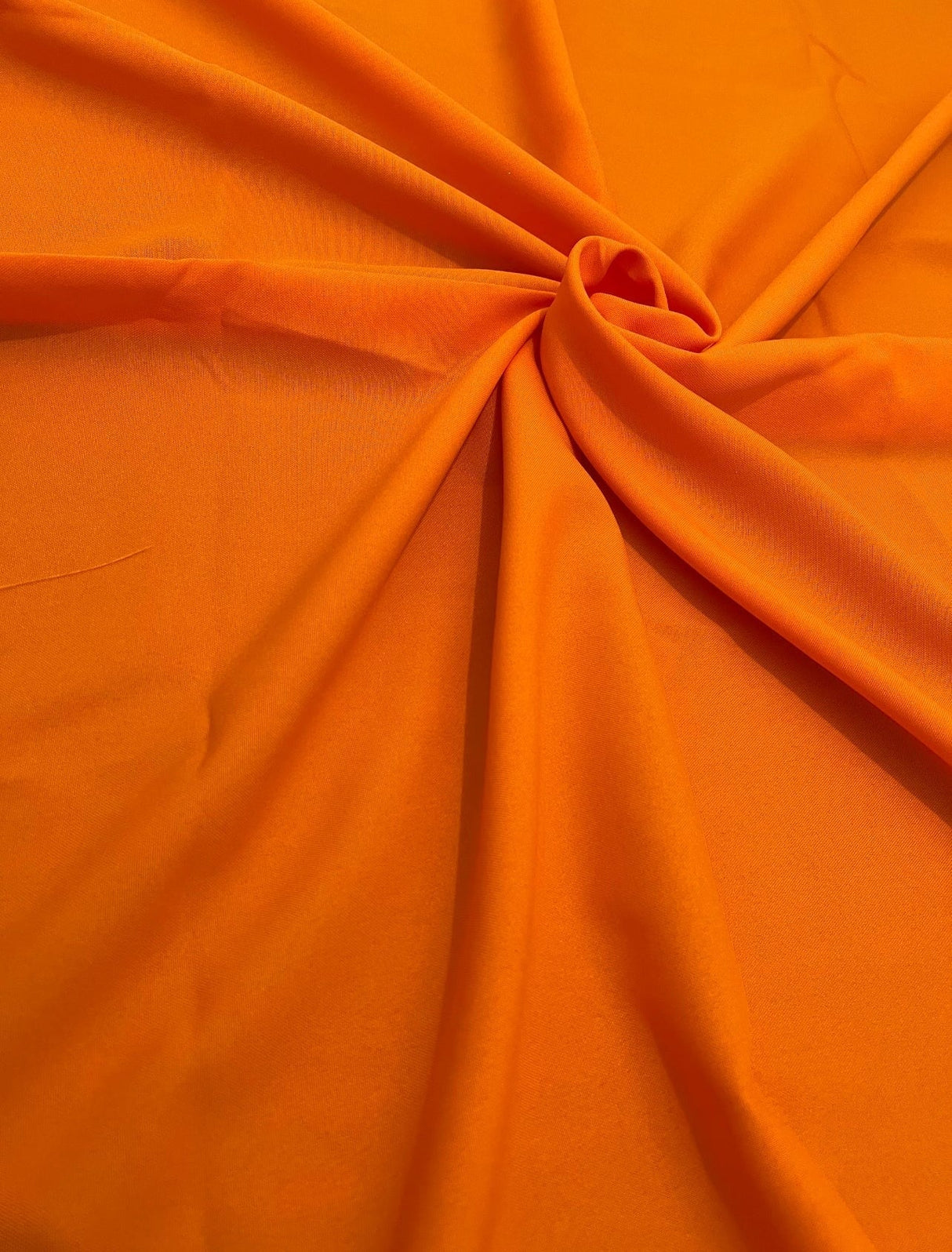 Orange Poly Poplin