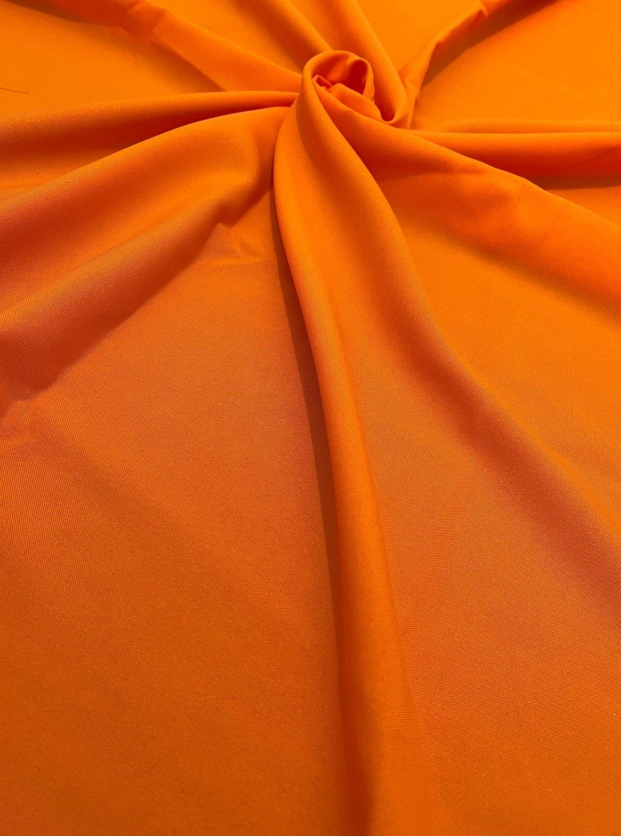 Orange Poly Poplin