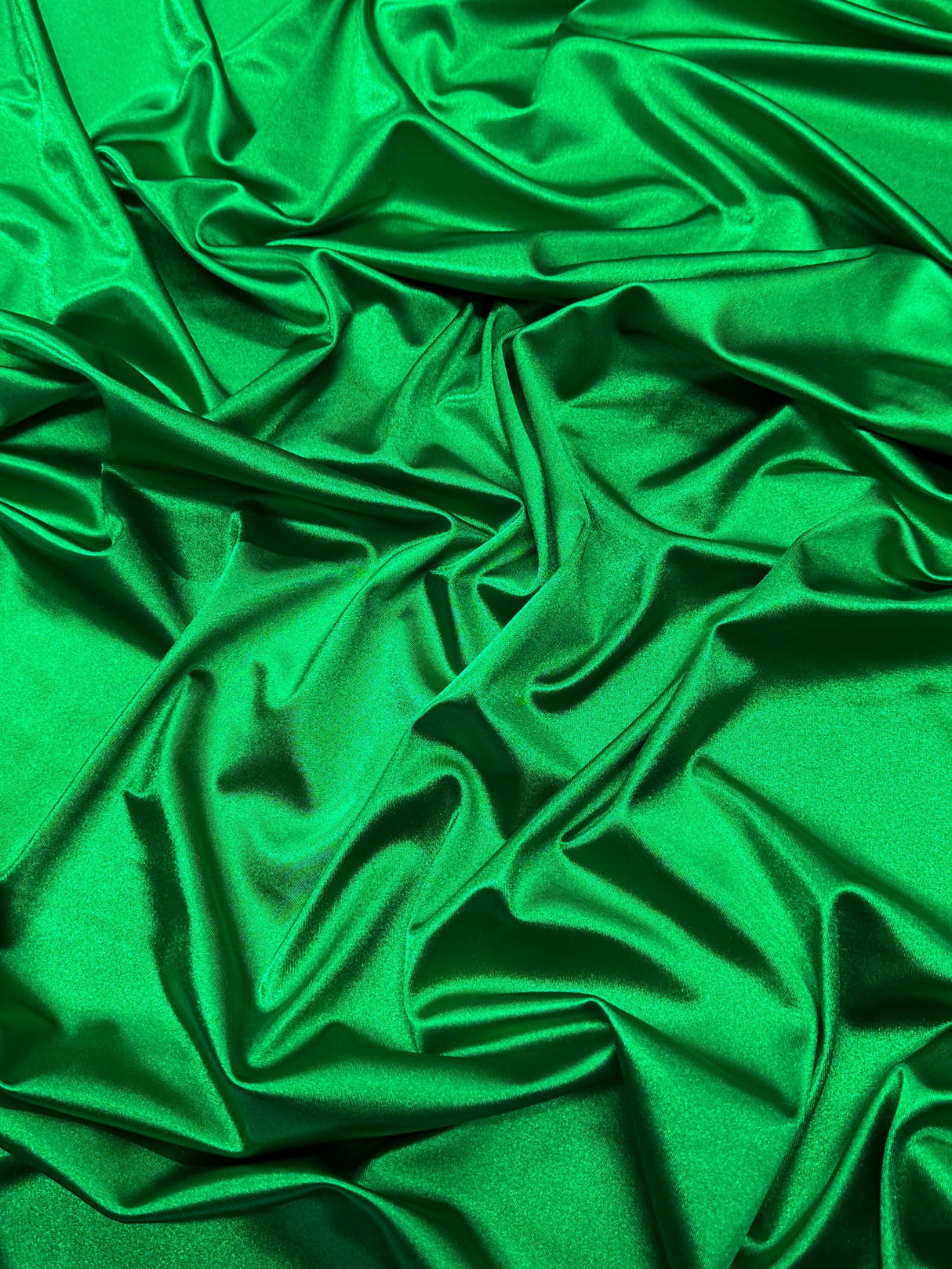 Shiny Nylon Spandex Emerald Green